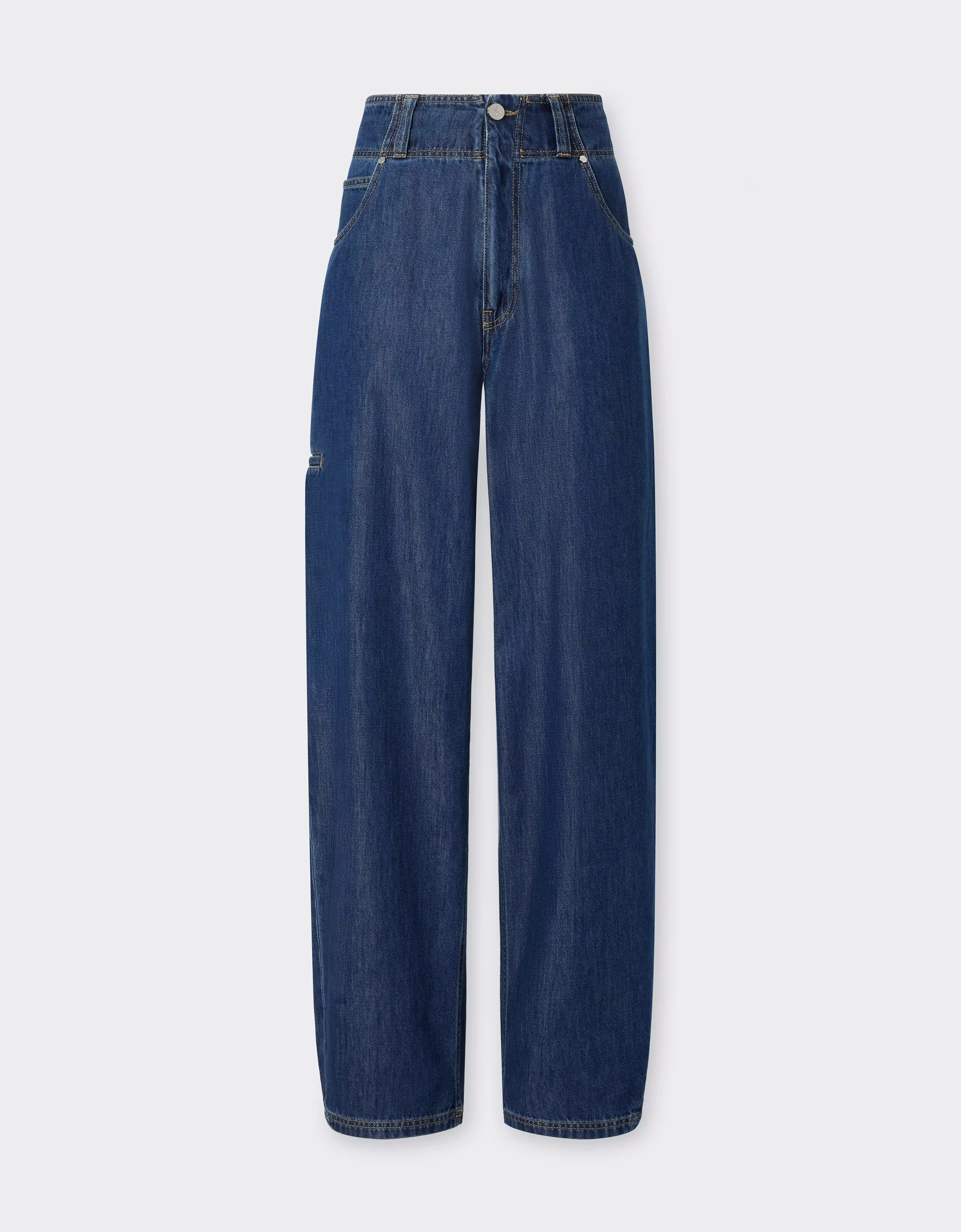 Ferrari Denim Trousers With Alcantara® Details