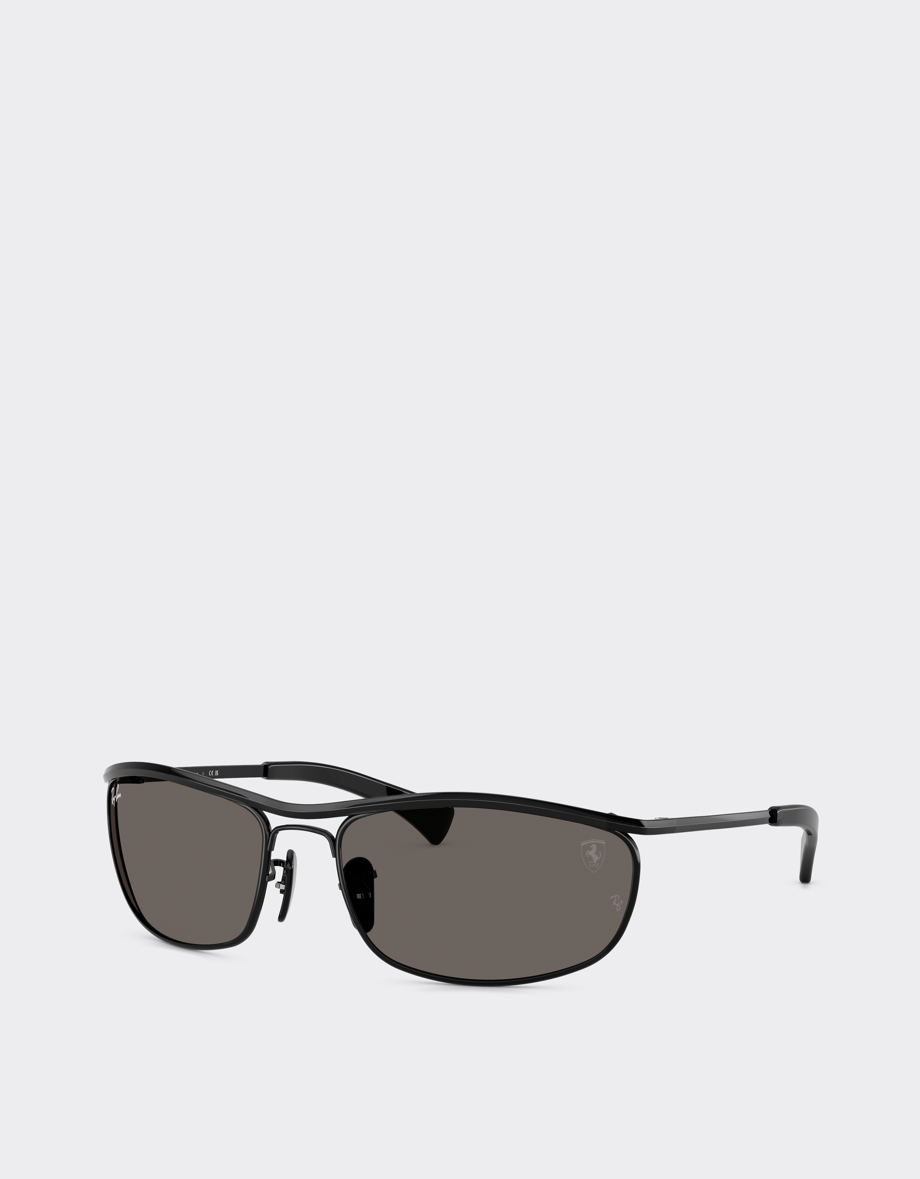  Ferrari Ray-ban For Scuderia Ferrari Rb3819m In Black Metal With Dark Grey Lenses -  Sunglasses Nero Os 
