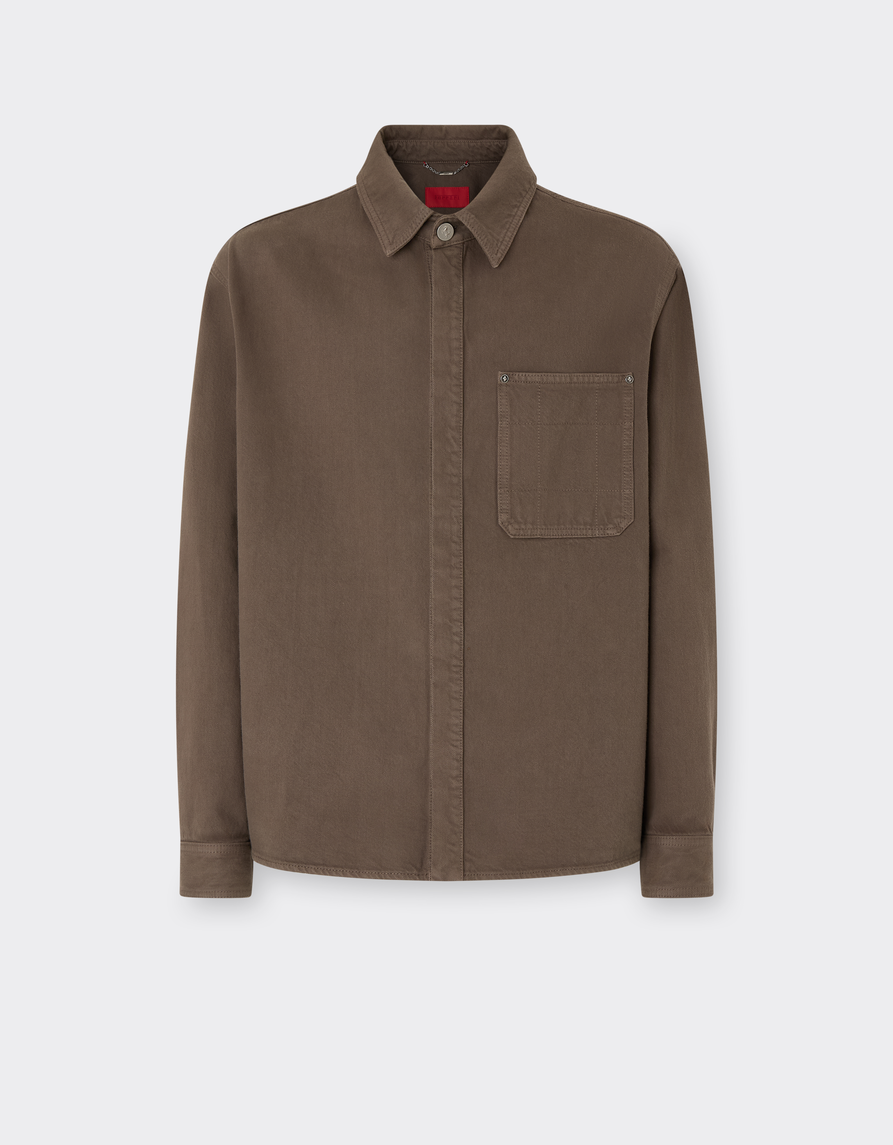 Ferrari Men's Clay Denim Shirt - Shirts 46