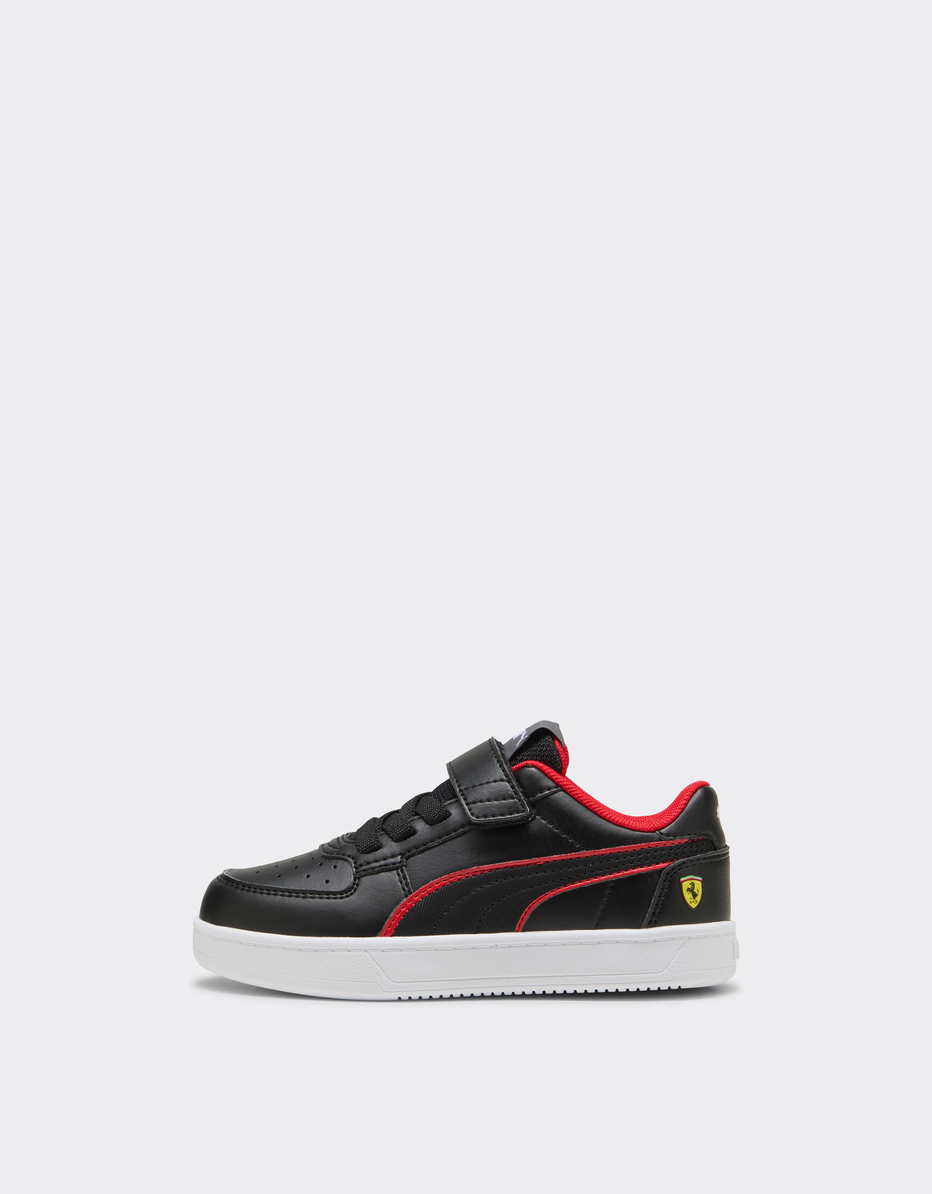 Ferrari Puma Shoes For Scuderia  Caven 2.0 Ac+ Boy And Girl In Black