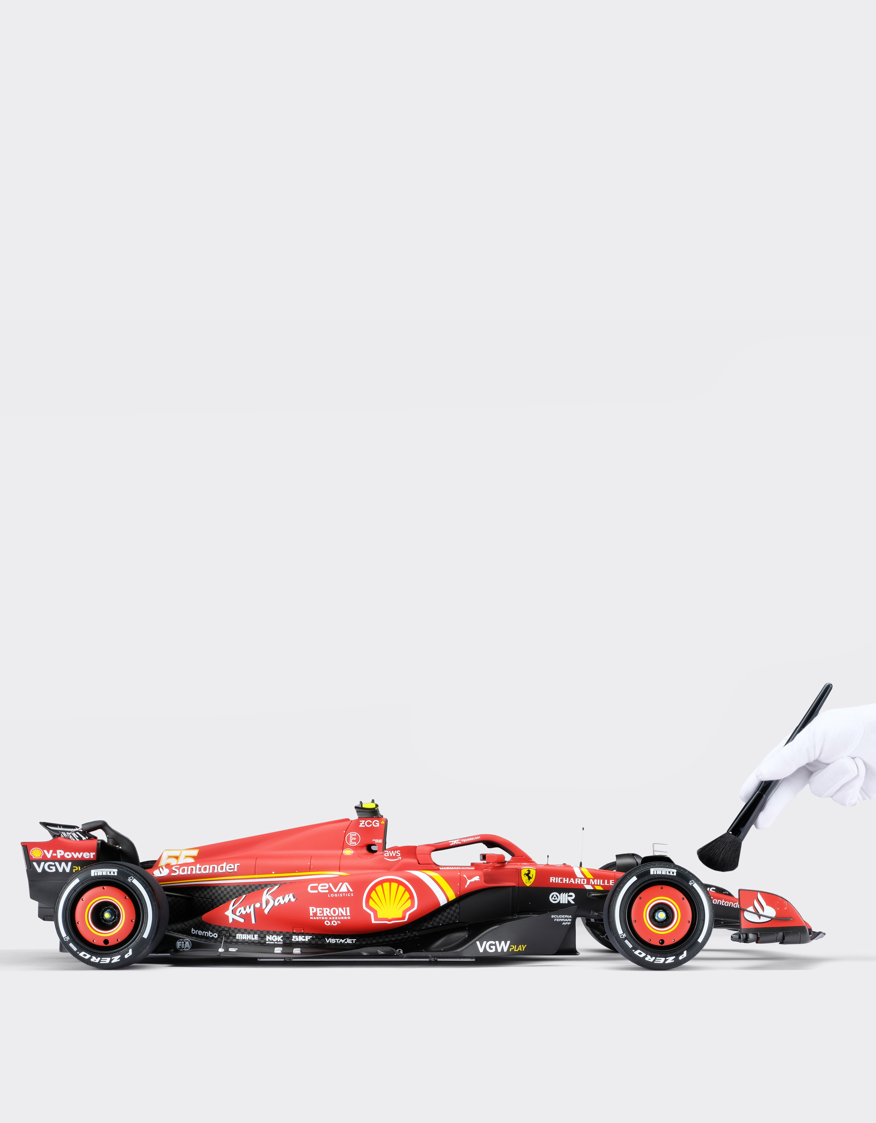  Ferrari Ferrari Sf-24 Carlos Sainz Australien Gp 2024 Modell, Maßstab 1:8 -  F1-artikel Rosso Corsa Os 