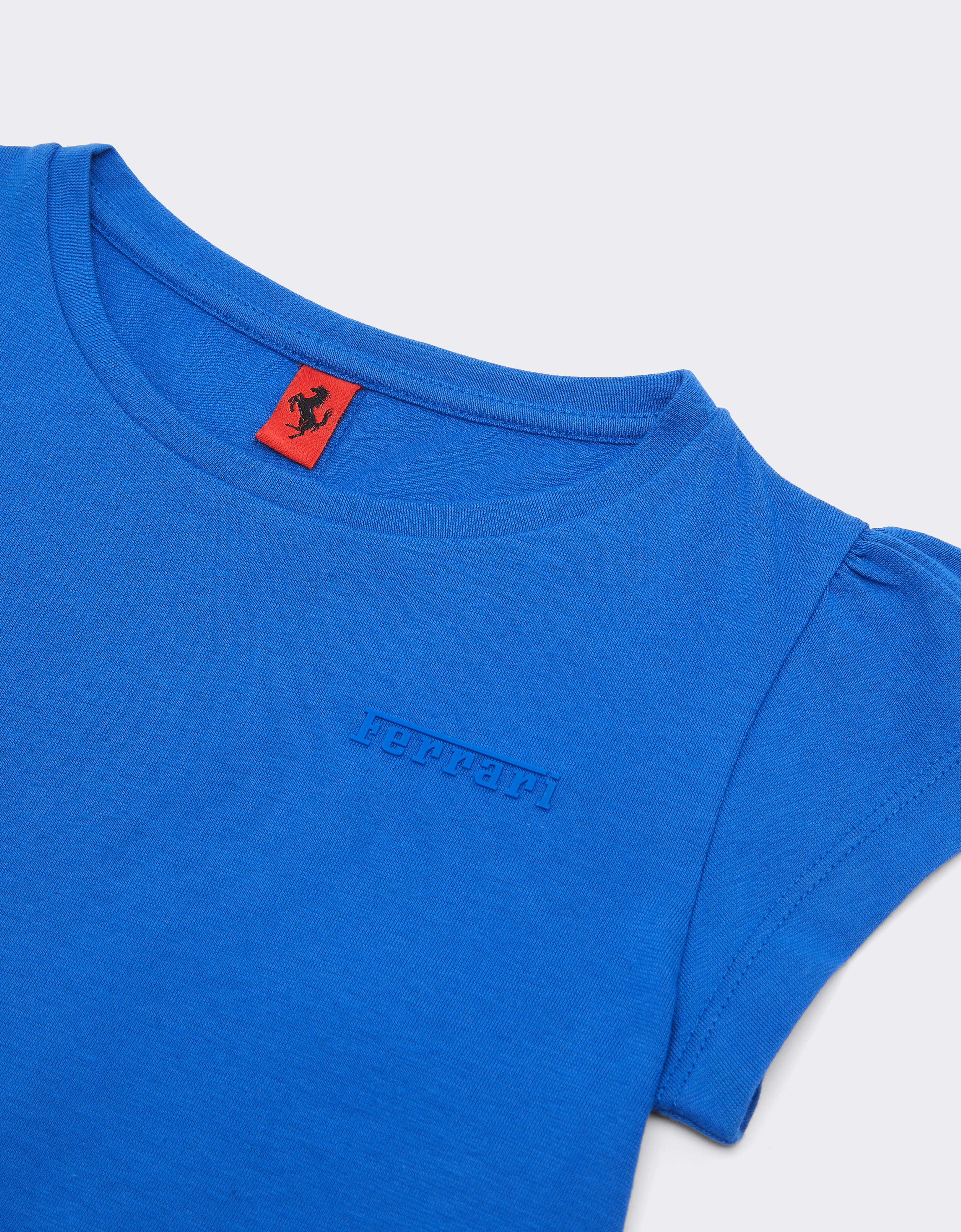  Ferrari Kleid Aus Jersey Mit Ferrari-logo - Female Hosen Und Kleider Kleinblau 2y 