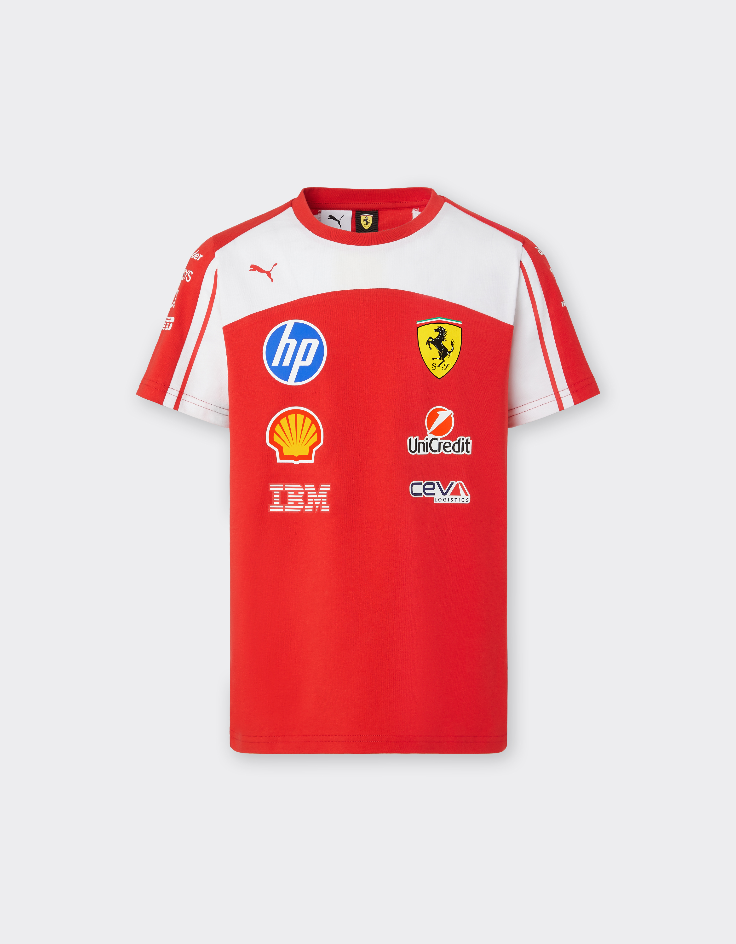 Ferrari Unisex Red Replica 2026 Puma For Scuderia Hp Children's T-Shirt - Replica Scuderia 10Y