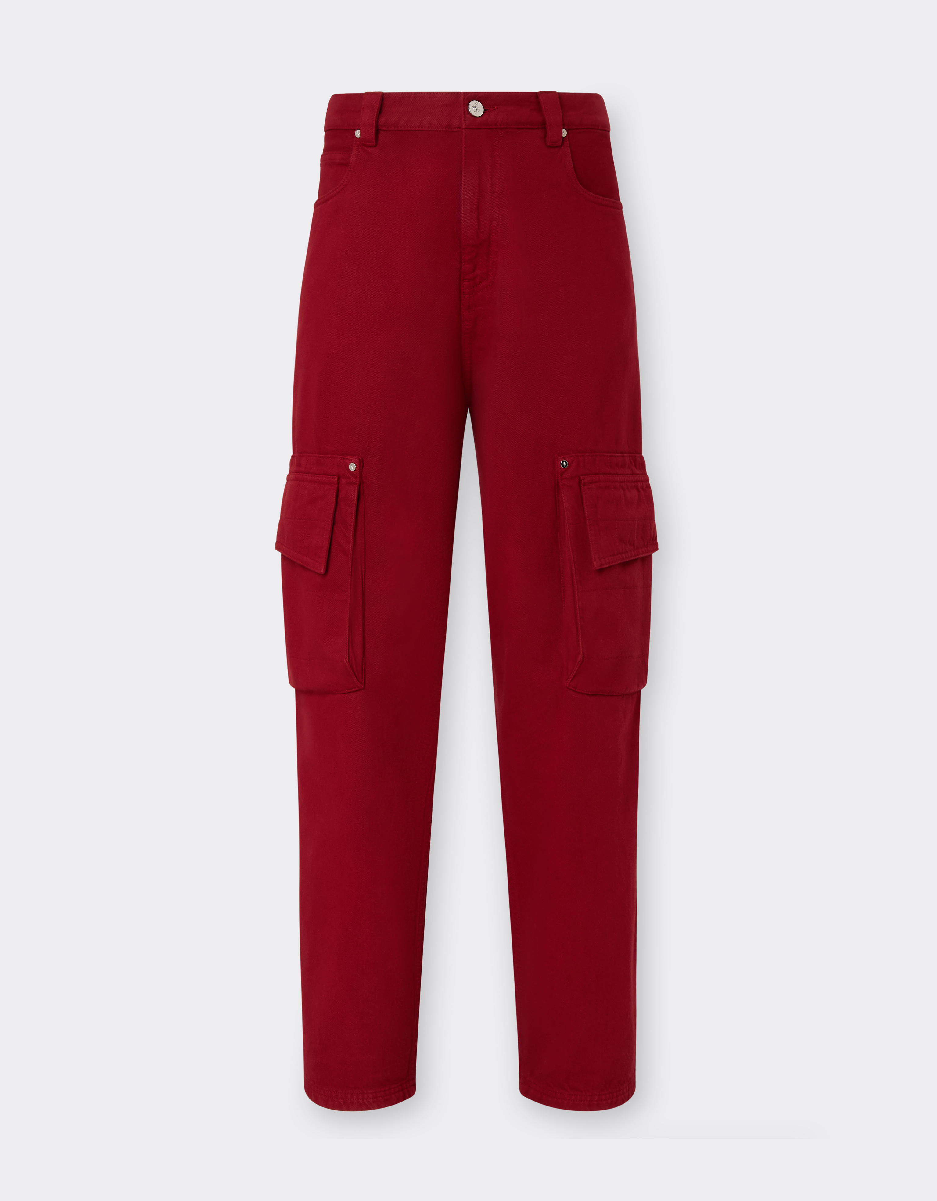  Ferrari Cargohose Aus Denim - Male Hosen Maison Red 30 