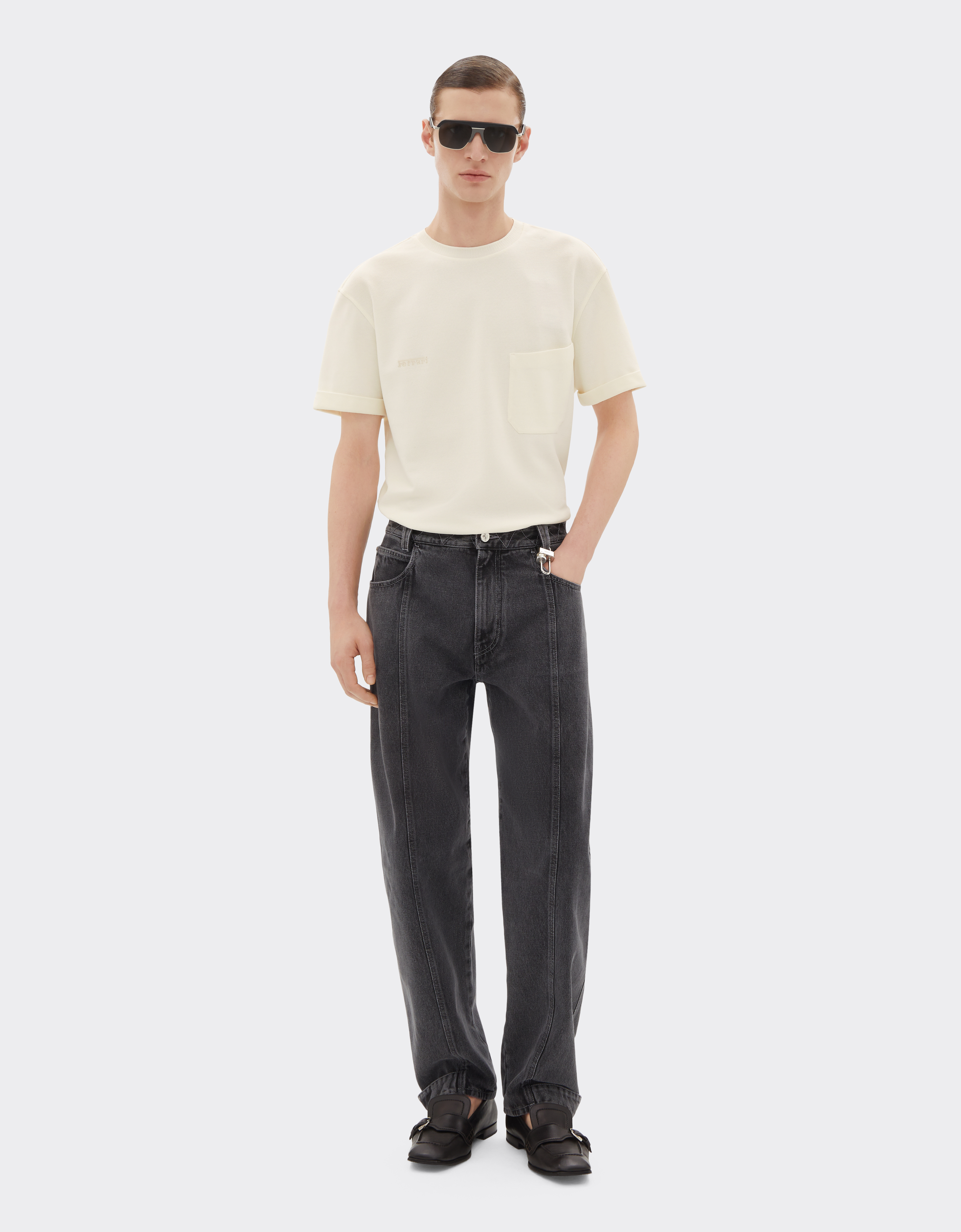 Ferrari Pocket T-shirt In Neutral