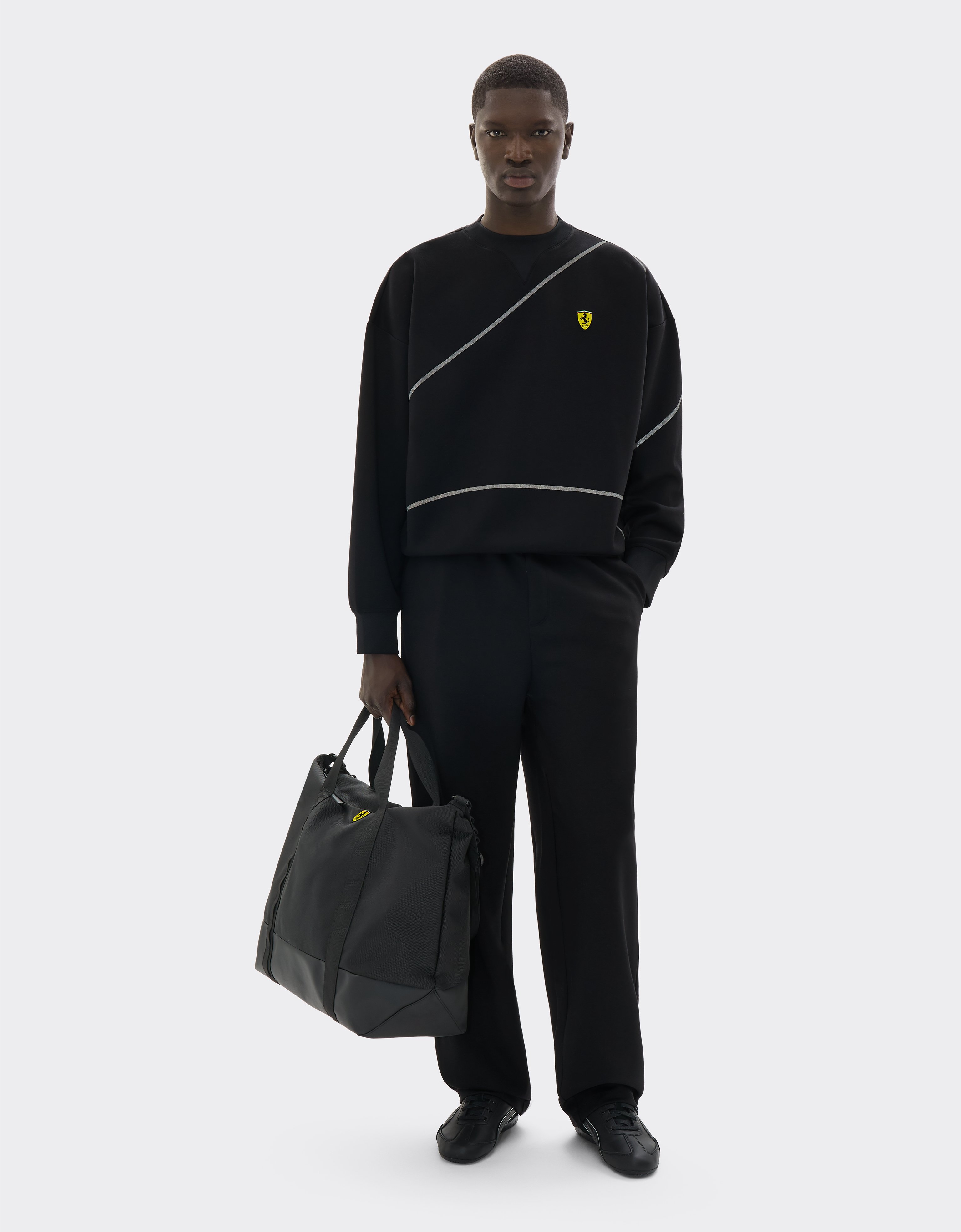  Ferrari Jogginghose Aus Scuba-stoff - Male  Nero Xl 