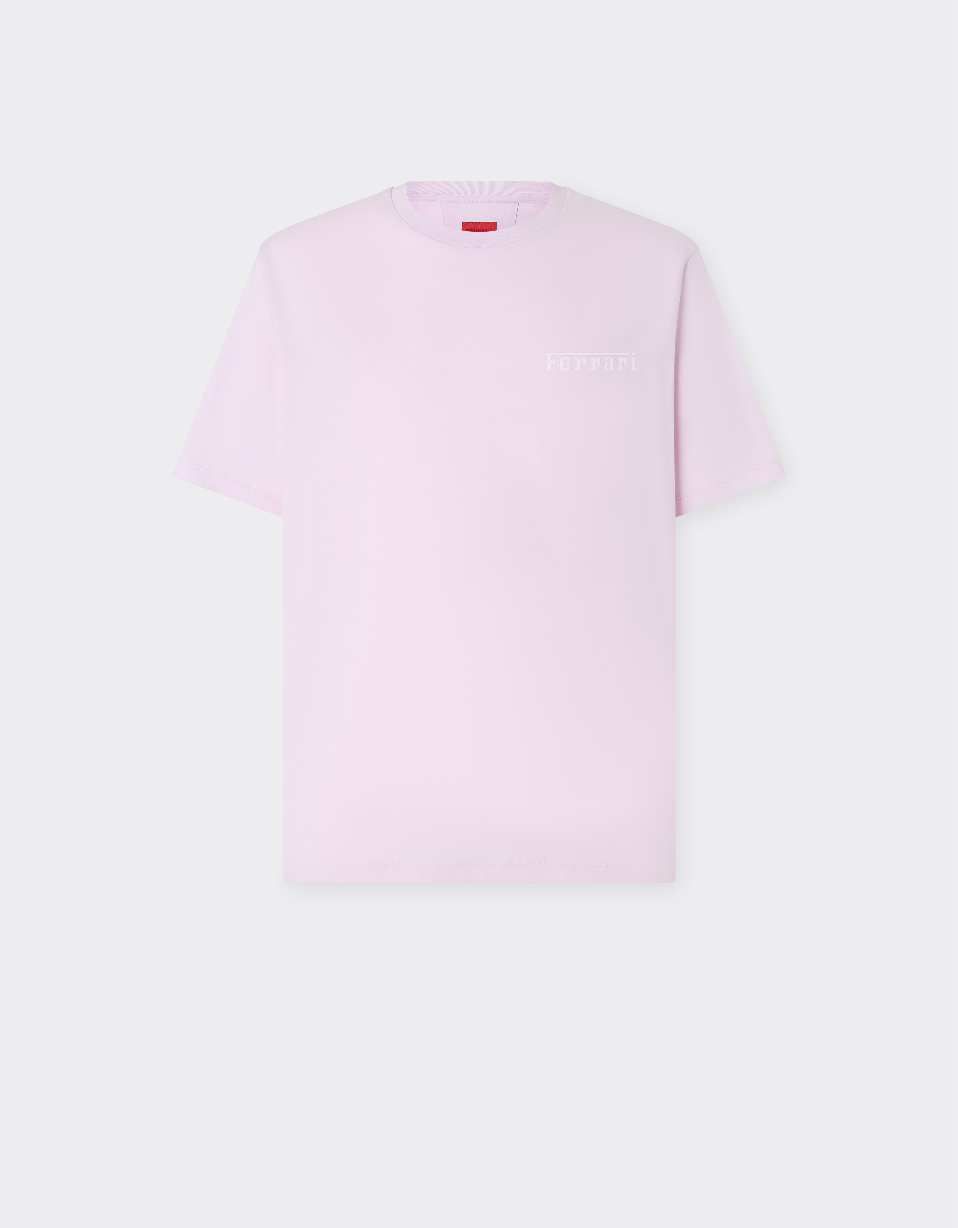 Ferrari Cotton T-shirt With Logo In Purple