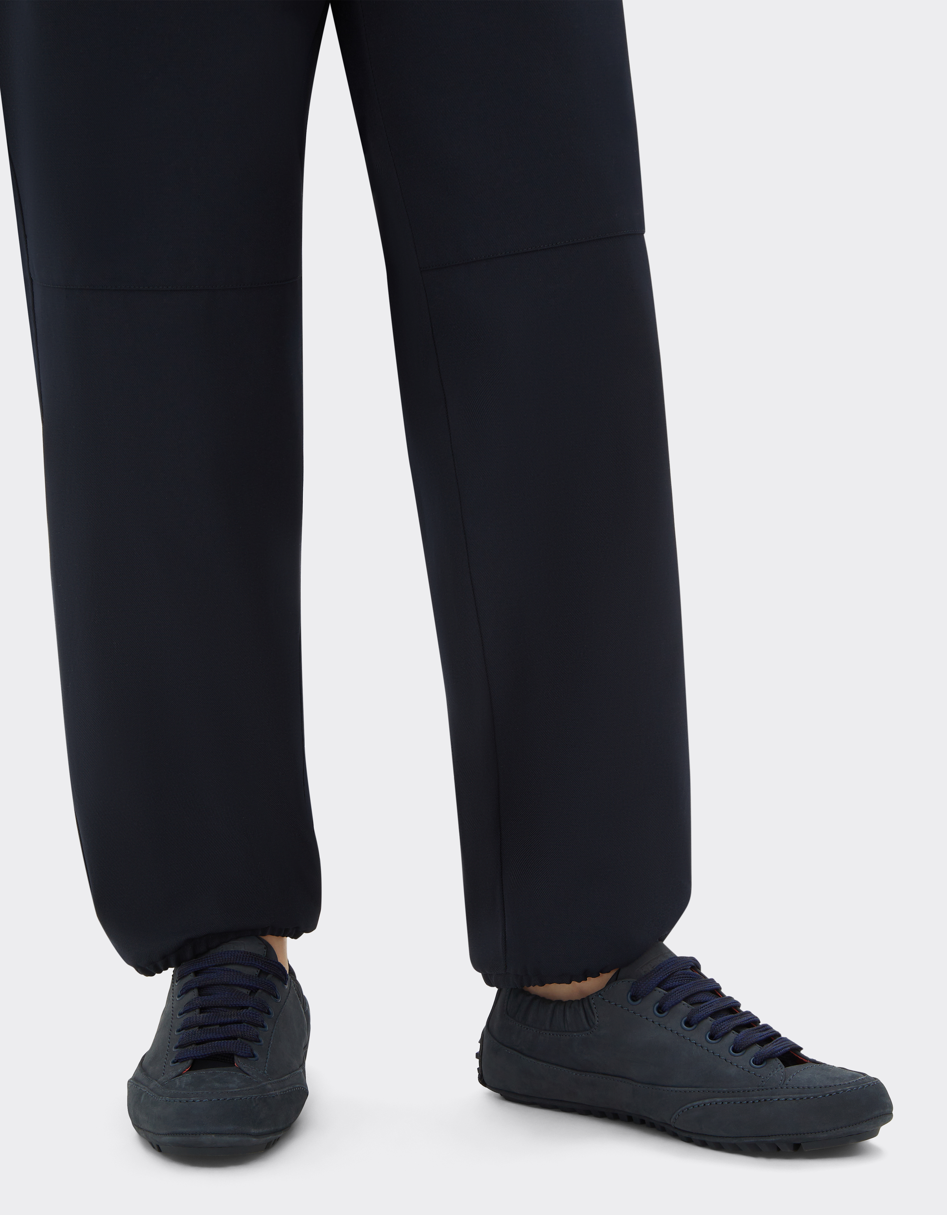  Ferrari Fahrtrainer Aus Nubukleder - Female Sneaker Navy 37 