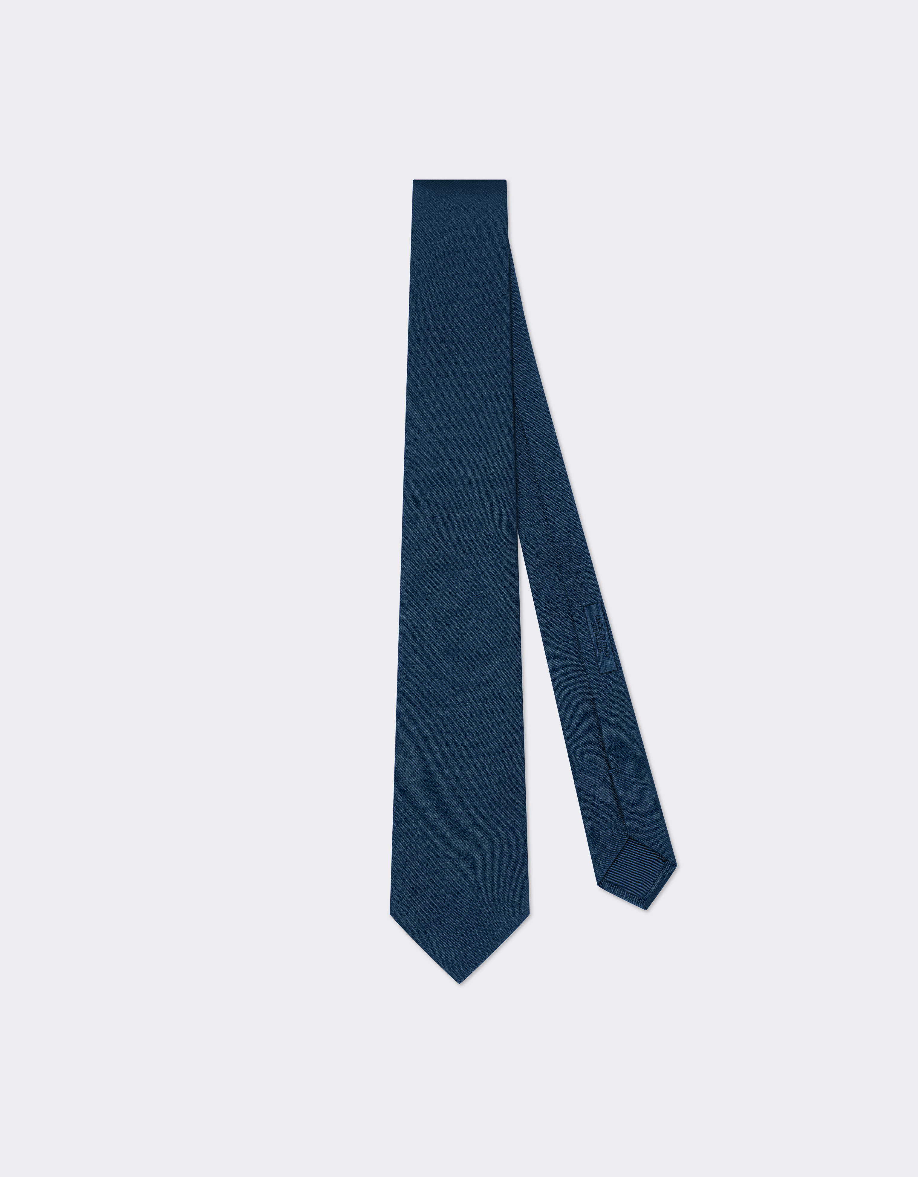 Ferrari Silk Twill Tie In Brown