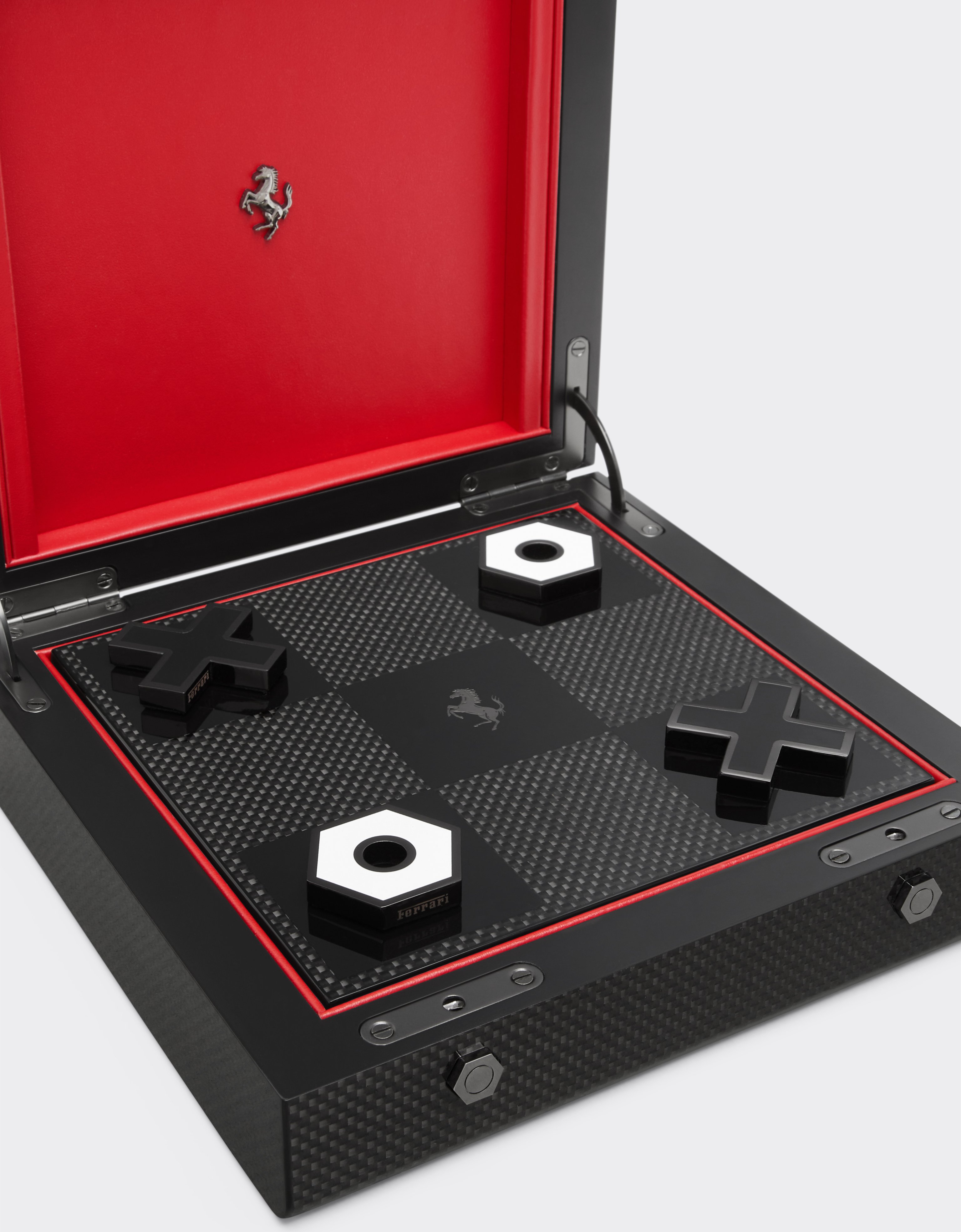  Ferrari Tic Tac Toe Set -  Design Games Black Os 