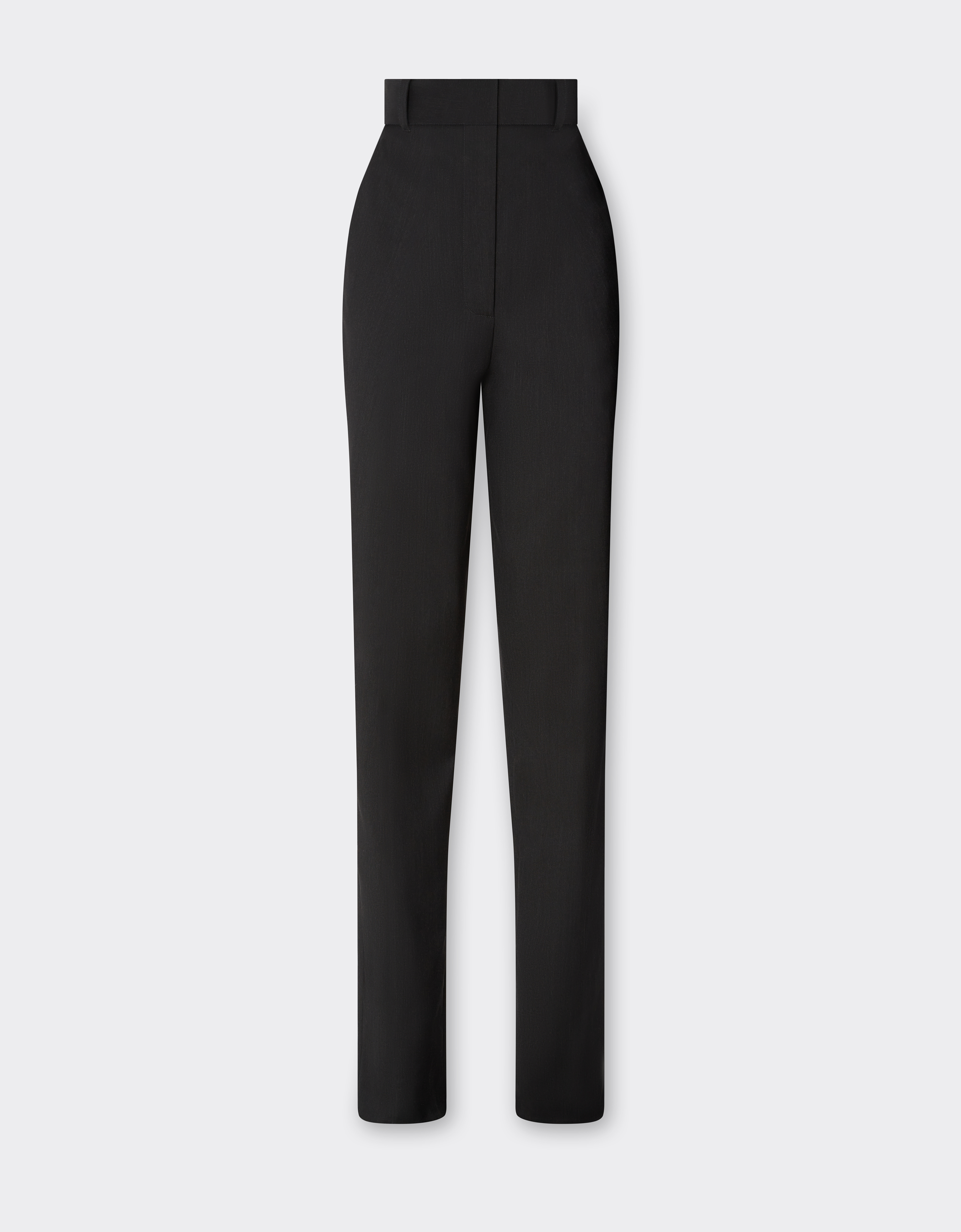Ferrari Trousers In Q-cycle® Mélange Wool In Black