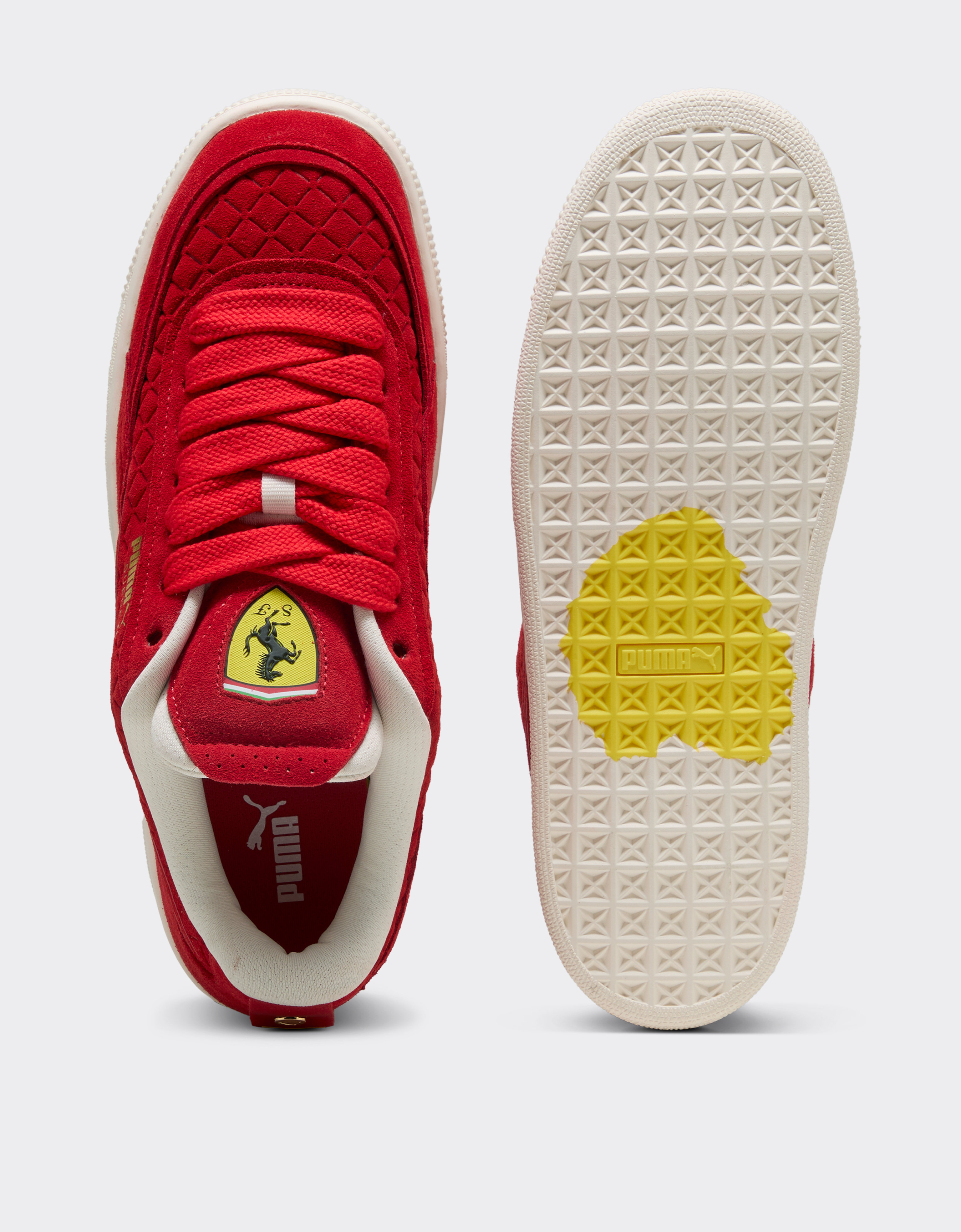 Ferrari Puma Sneaker For Scuderia  Suede Xl In Red