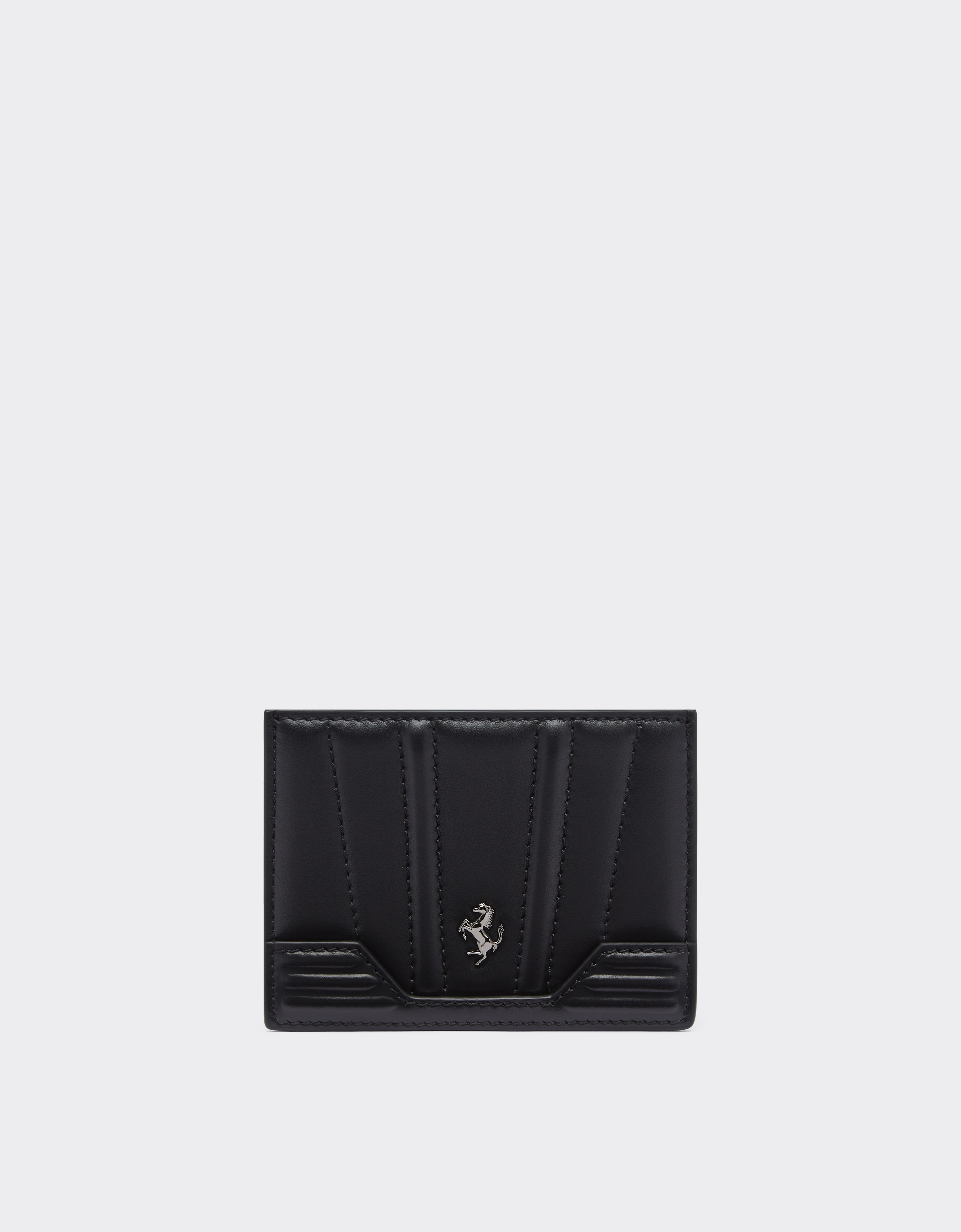 Ferrari Women's Nero Leather Card Holder - Polos Os