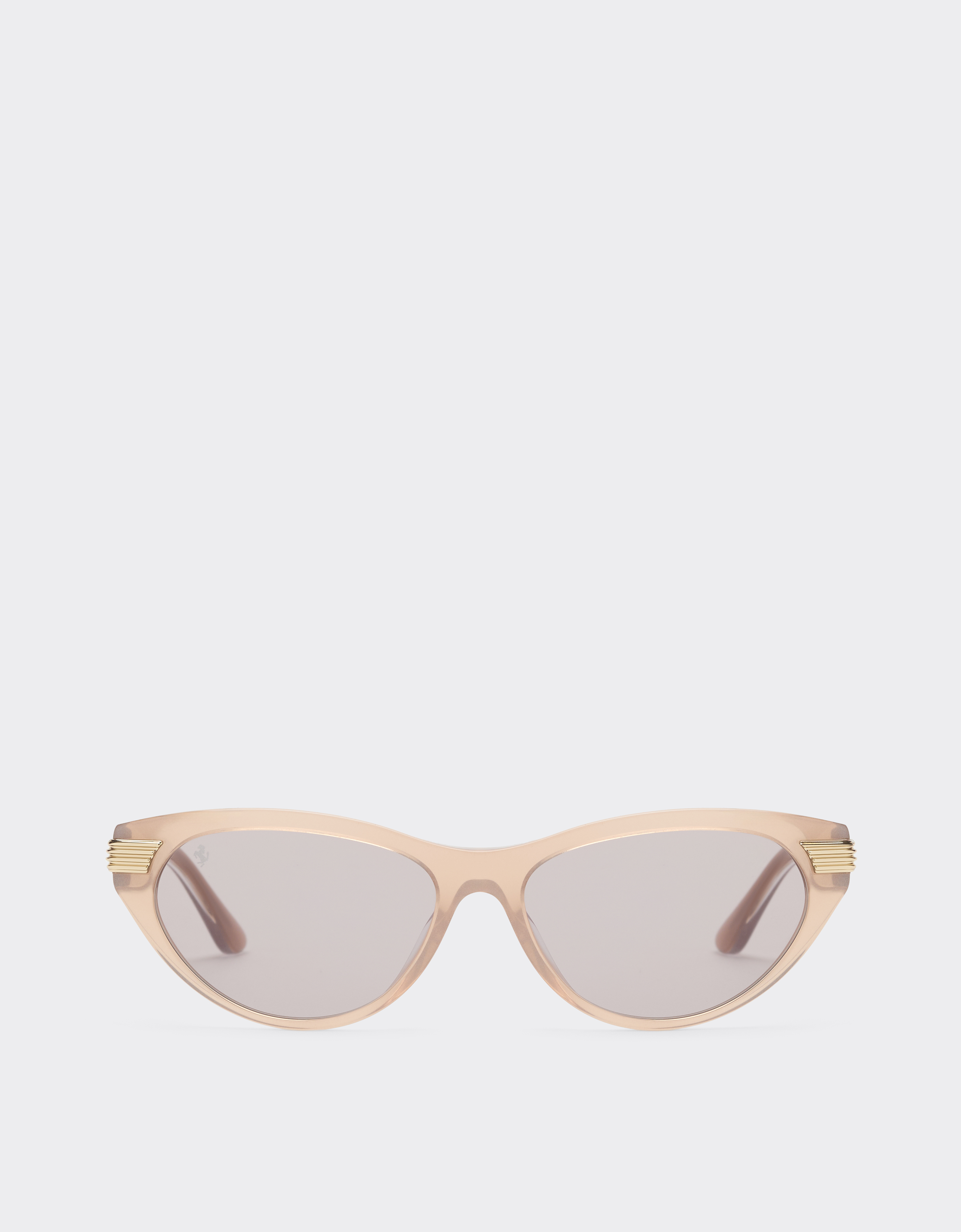 Ferrari Light Brown Pearlacetate Sunglasses With Brown Lenses In Neutral