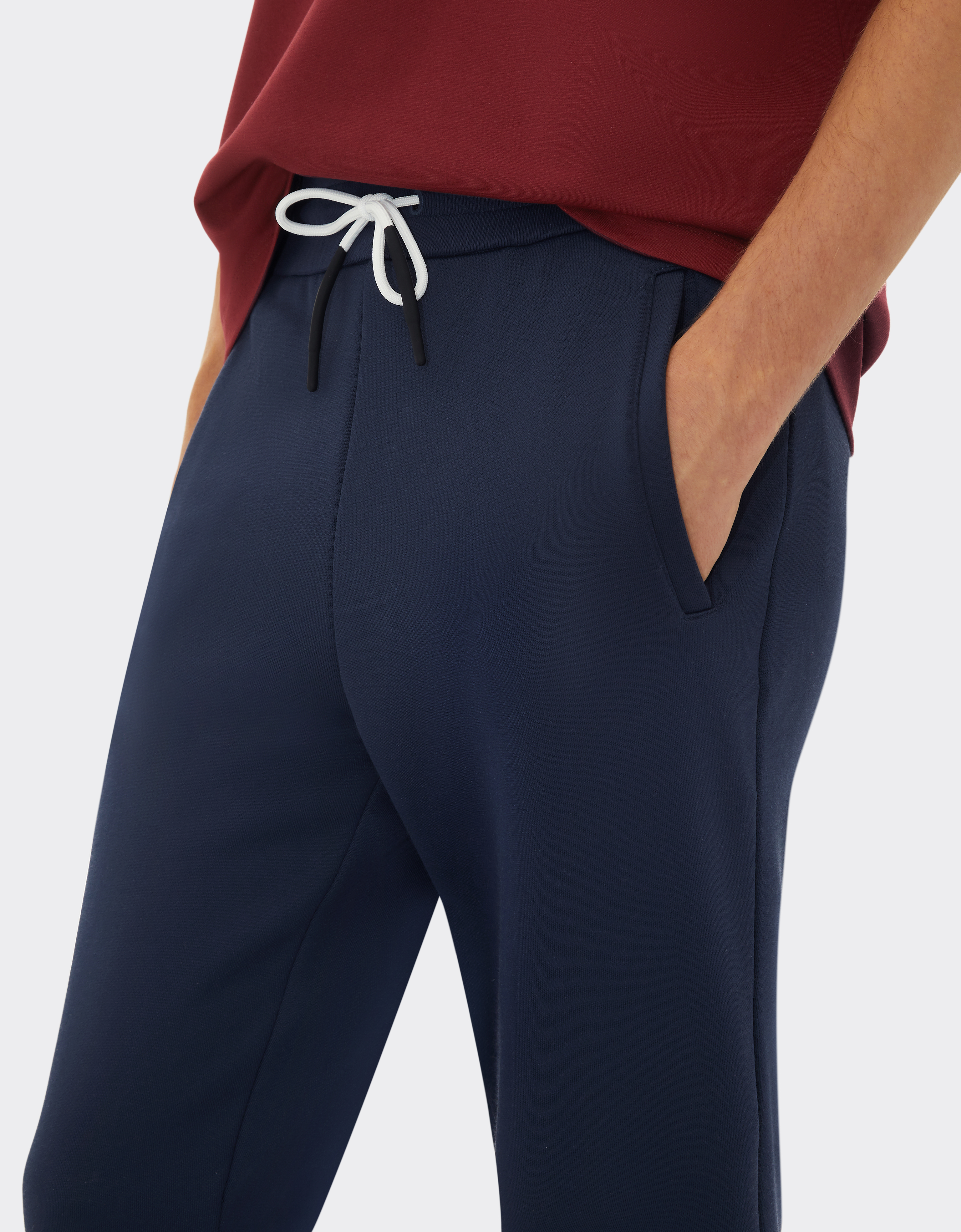 Ferrari Cotton-blend Joggers In Navy