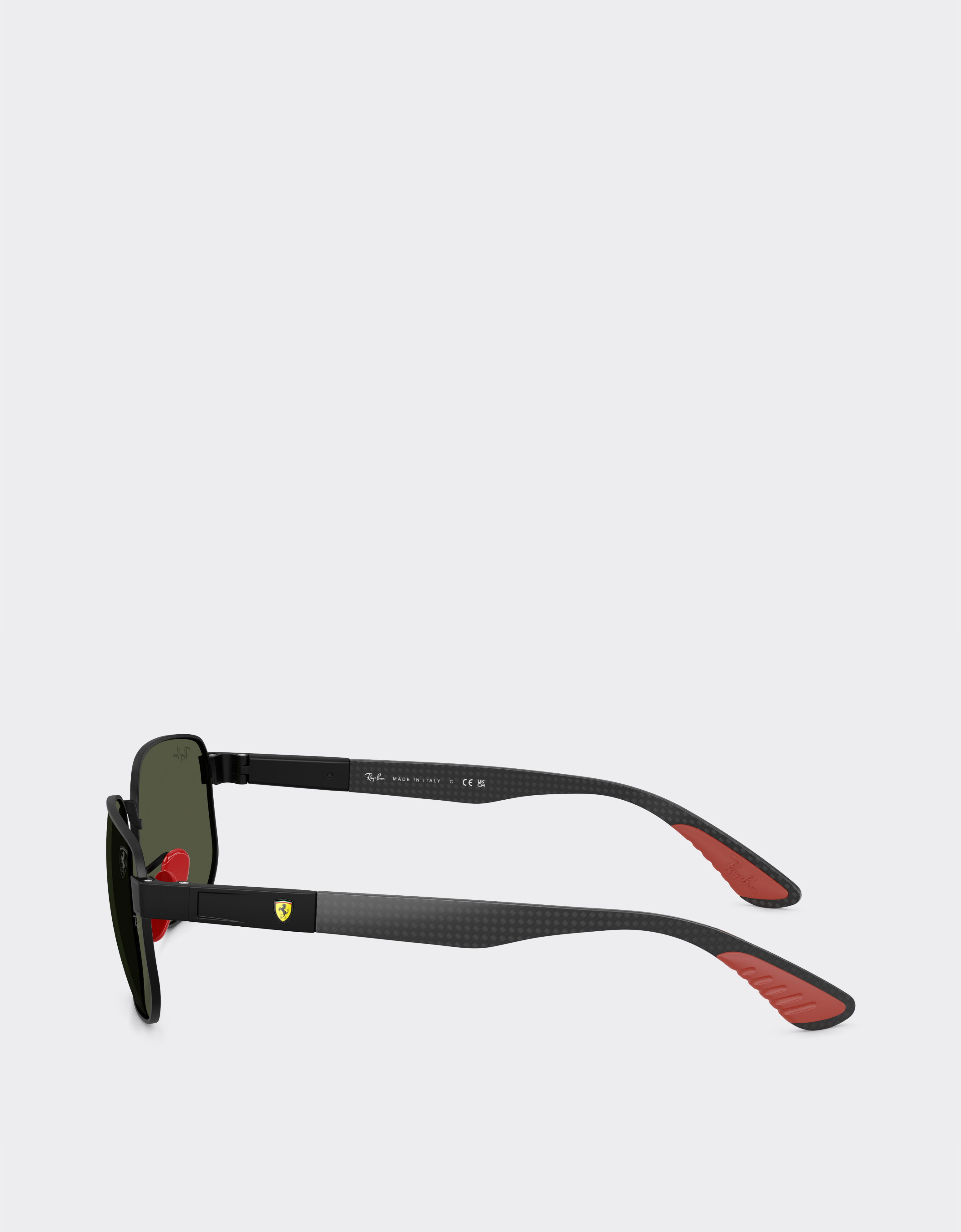  Ferrari Ray-ban Für Scuderia Ferrari Rb8329m Aus Mattschwarzem Metall Mit Grünen Gläsern -  Sonnenbrillen Black Matt Os 