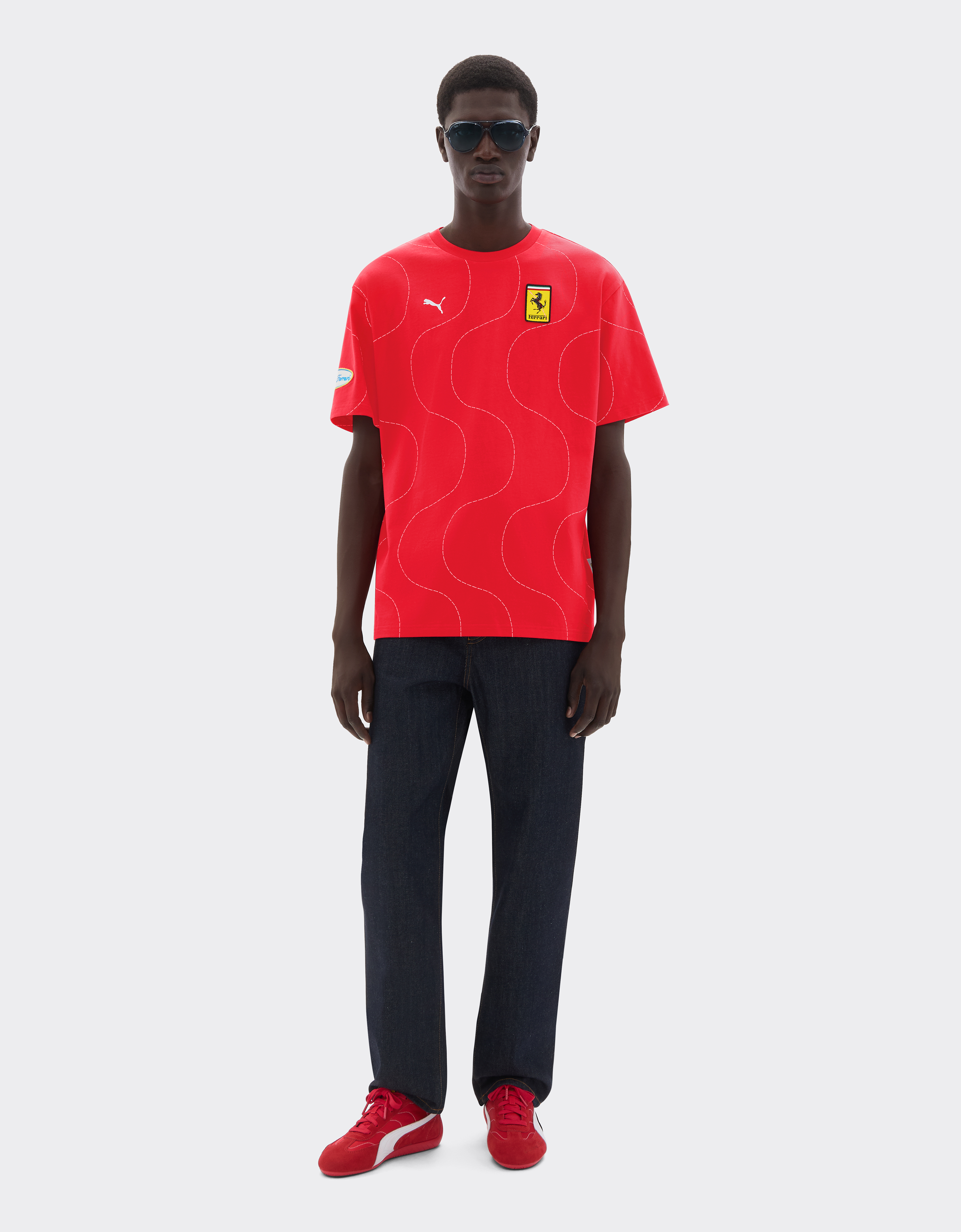 Ferrari Puma For Scuderia  Hp 2025 Monza Limited Edition T-shirt In Red