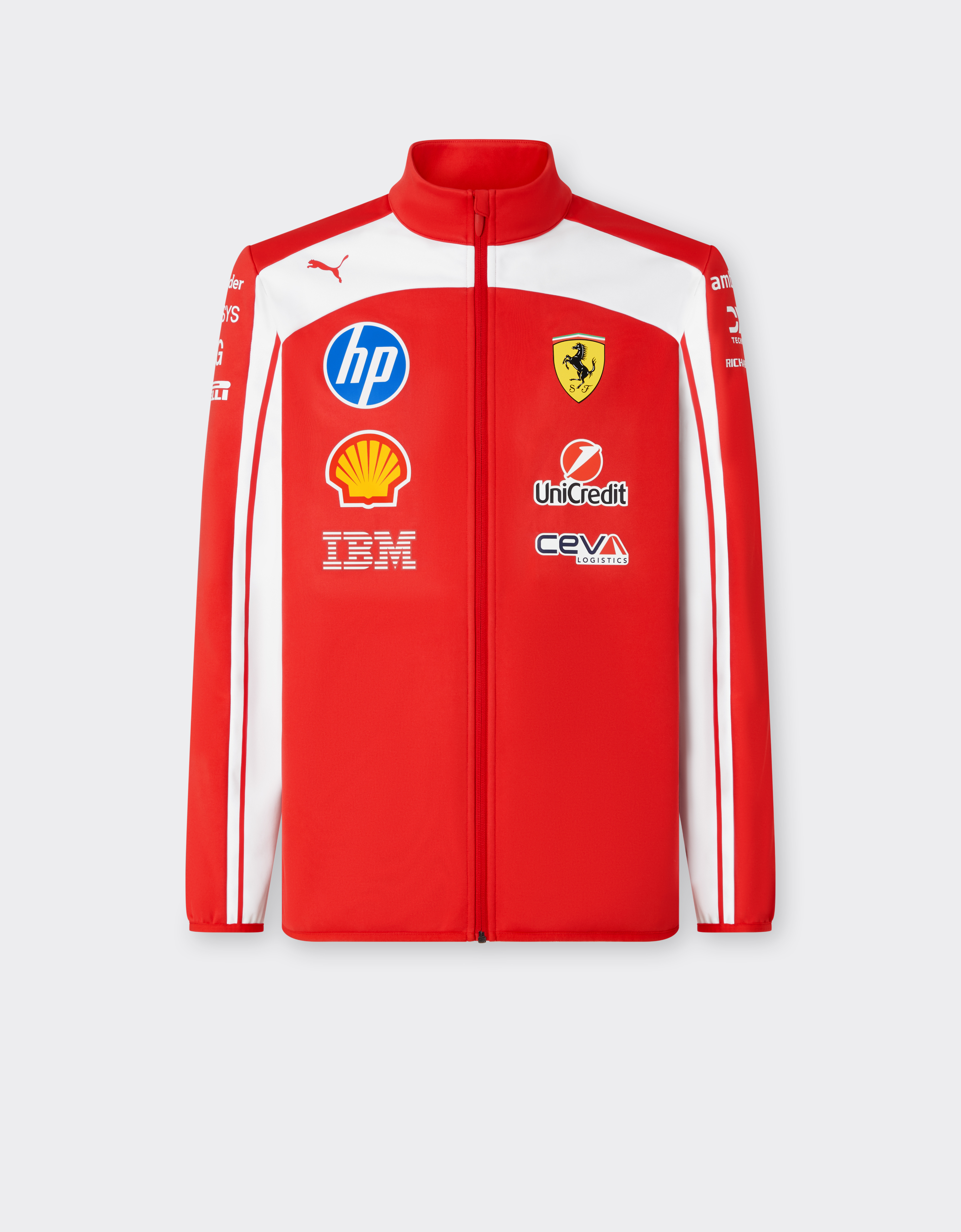 Ferrari Unisex Red Replica 2026 Puma Softshell Jacket For Scuderia Hp - Jackets & Outerwear L