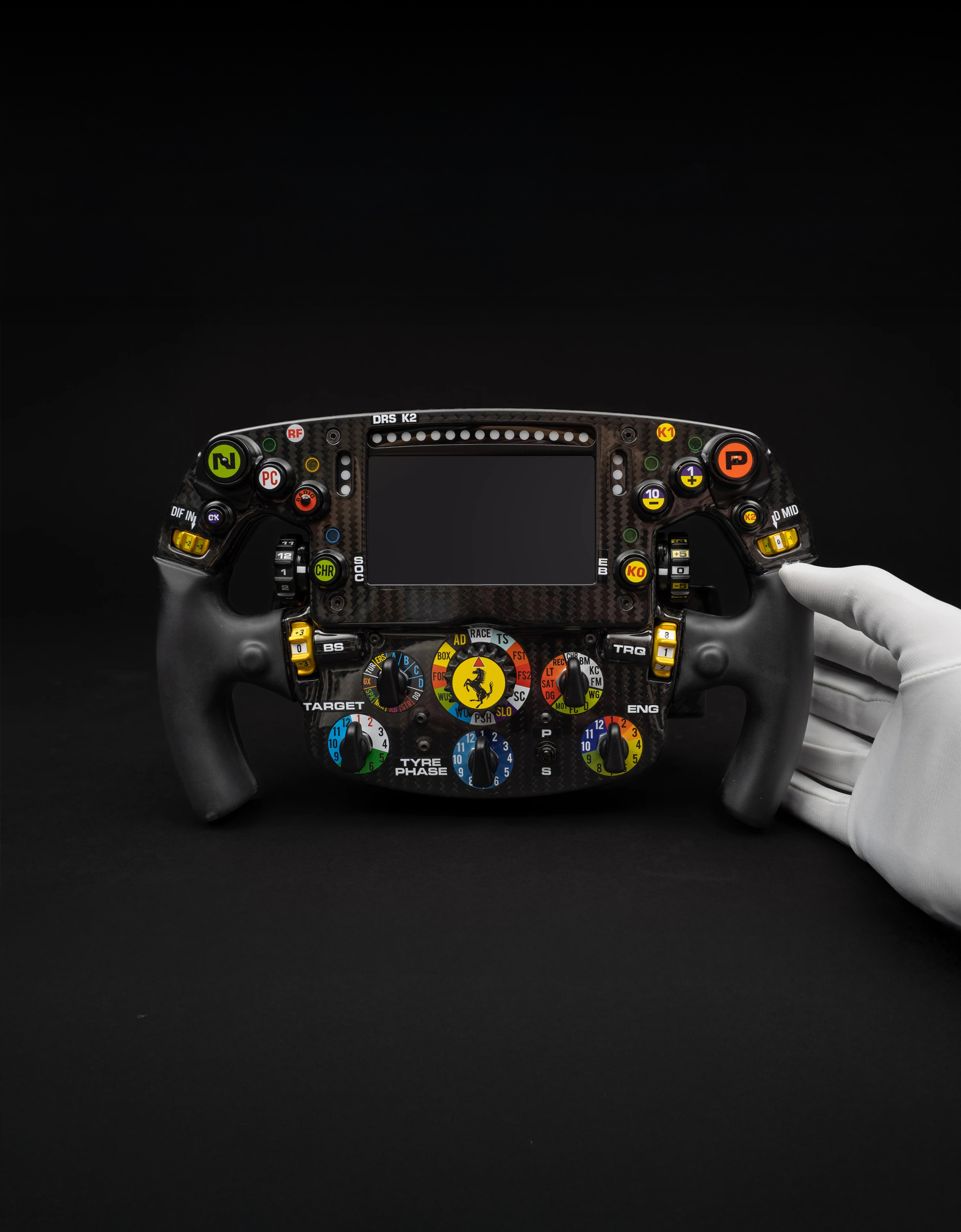  Ferrari Ferrari Cl Sf-25 Lenkradmodell Im Maßstab 1:1 -  Modellautos Schwarz Os 
