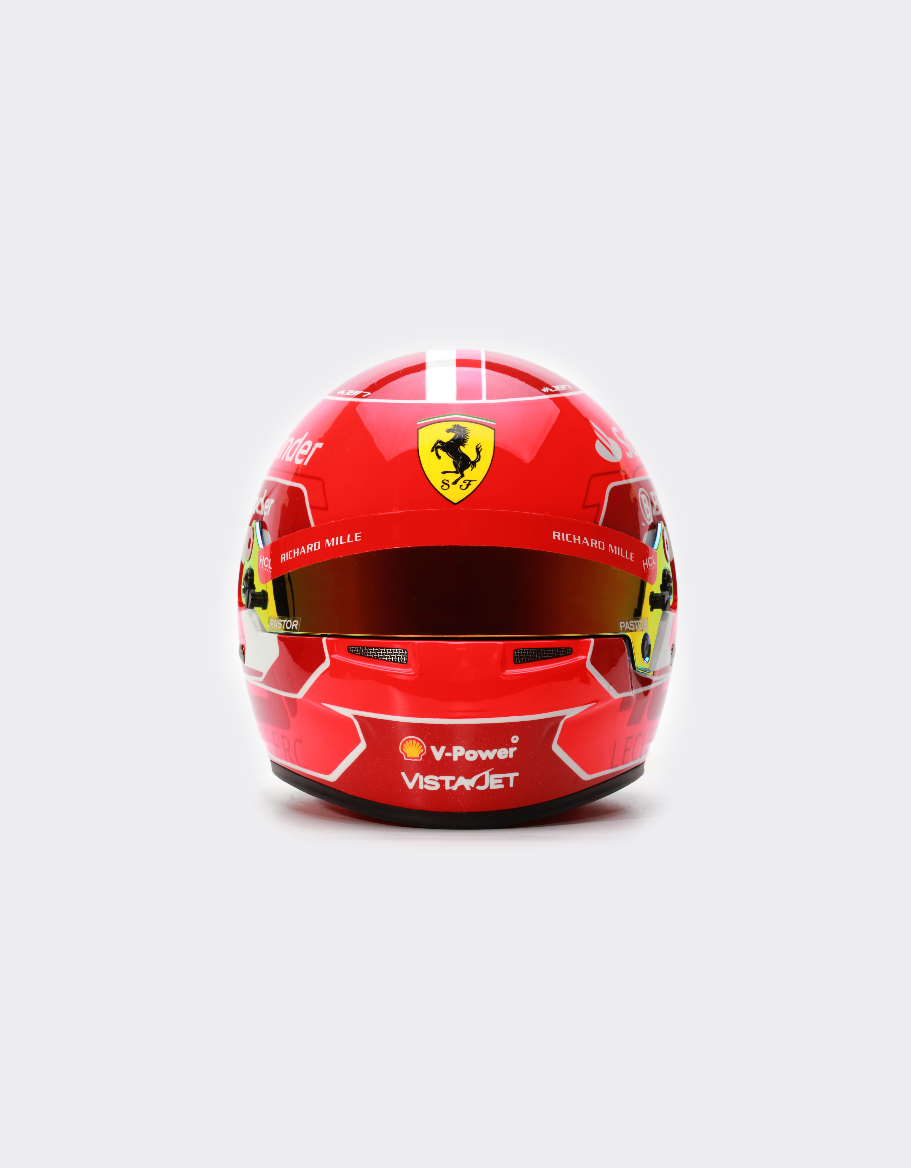 Ferrari Unisex Red 2024 Charles Leclerc Helmet In 1:1 Scale - Helmets Os