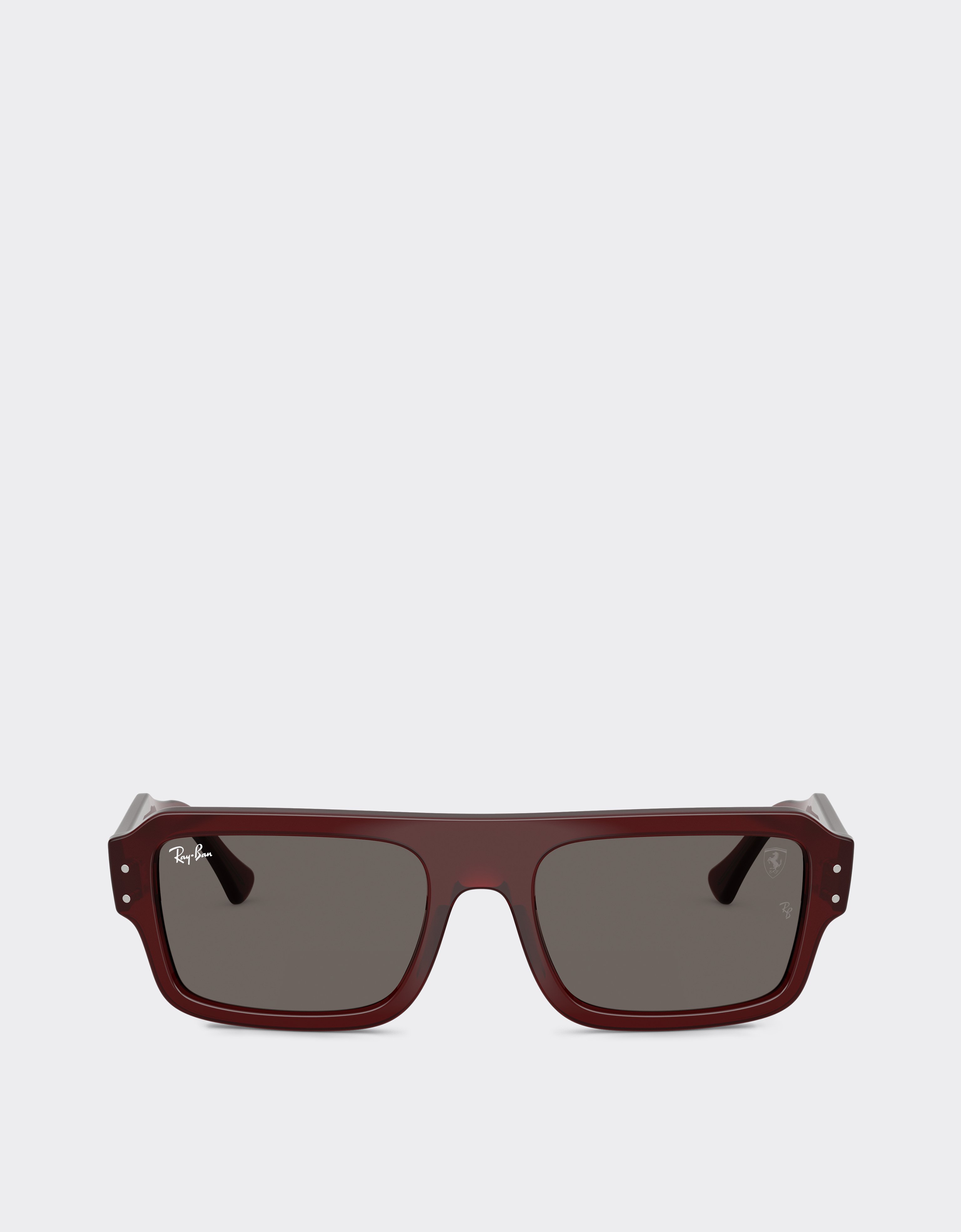 Ferrari Unisex Rosso Scuro Ray-Ban For Scuderia Hamilton Gp Silverstone Special Edition - Limited Edition Os