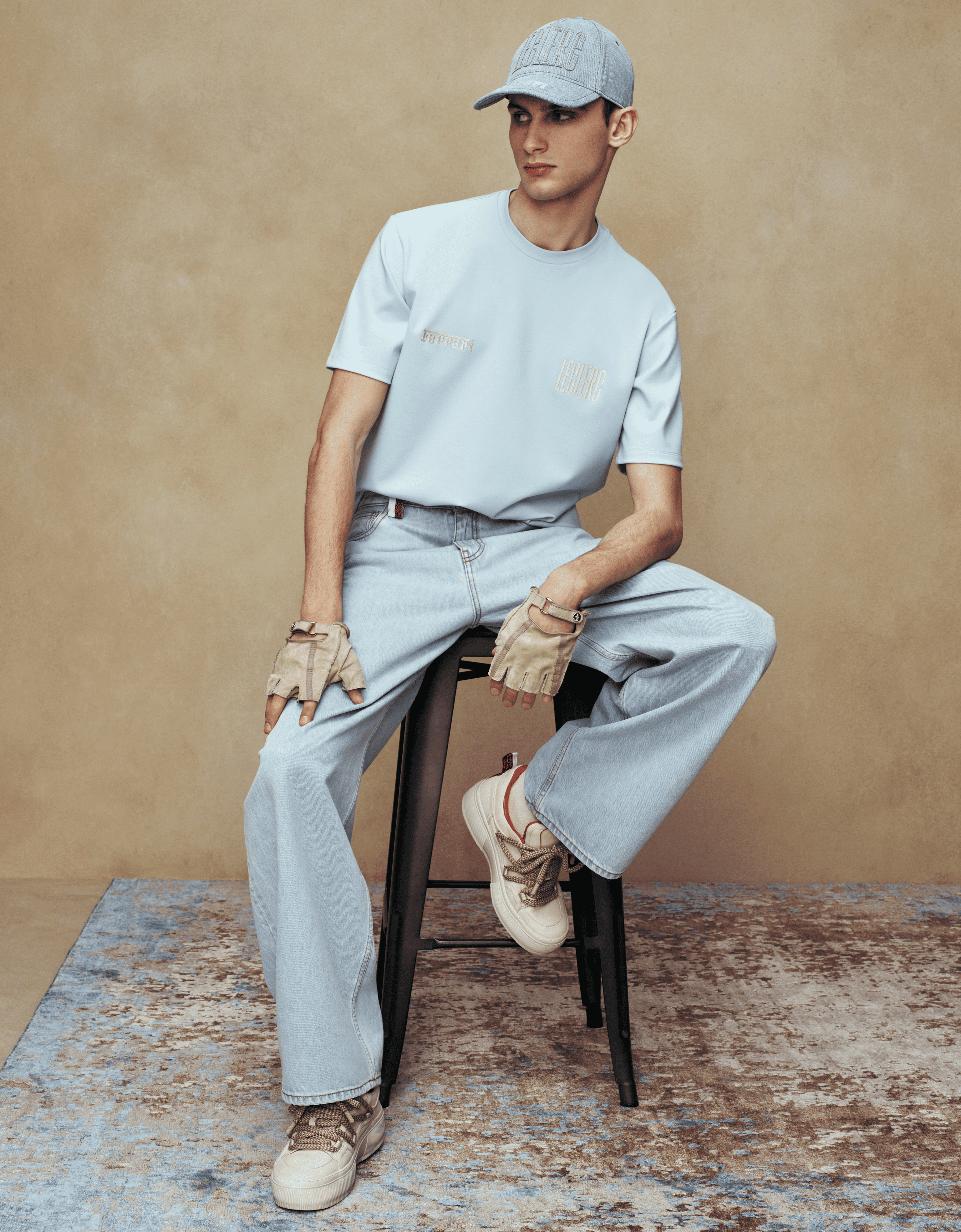 Ferrari X Charles Leclerc Oversized T-shirt