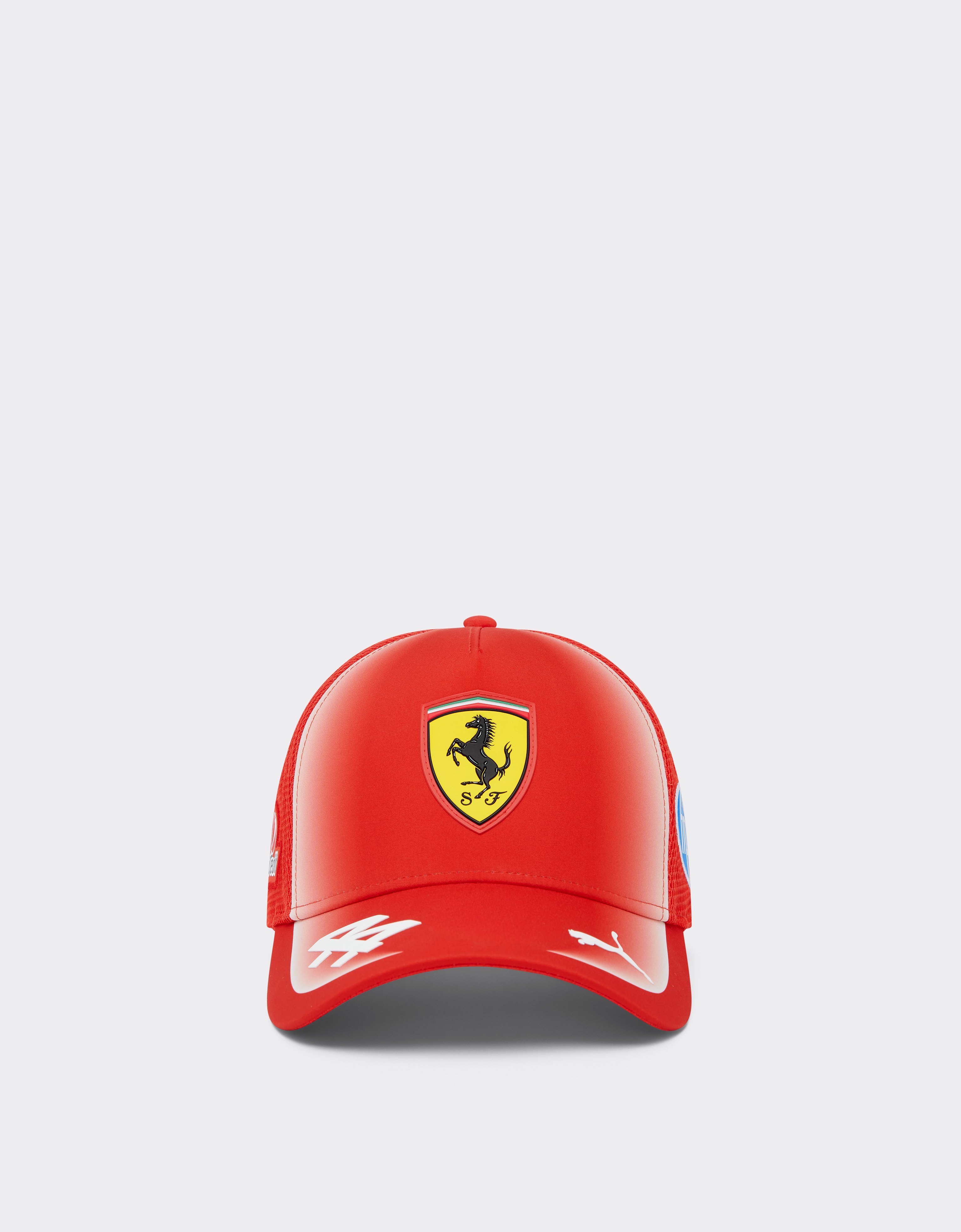 Ferrari Hamilton Replica 2026 Puma Trucker Cap For Scuderia  Hp In Red
