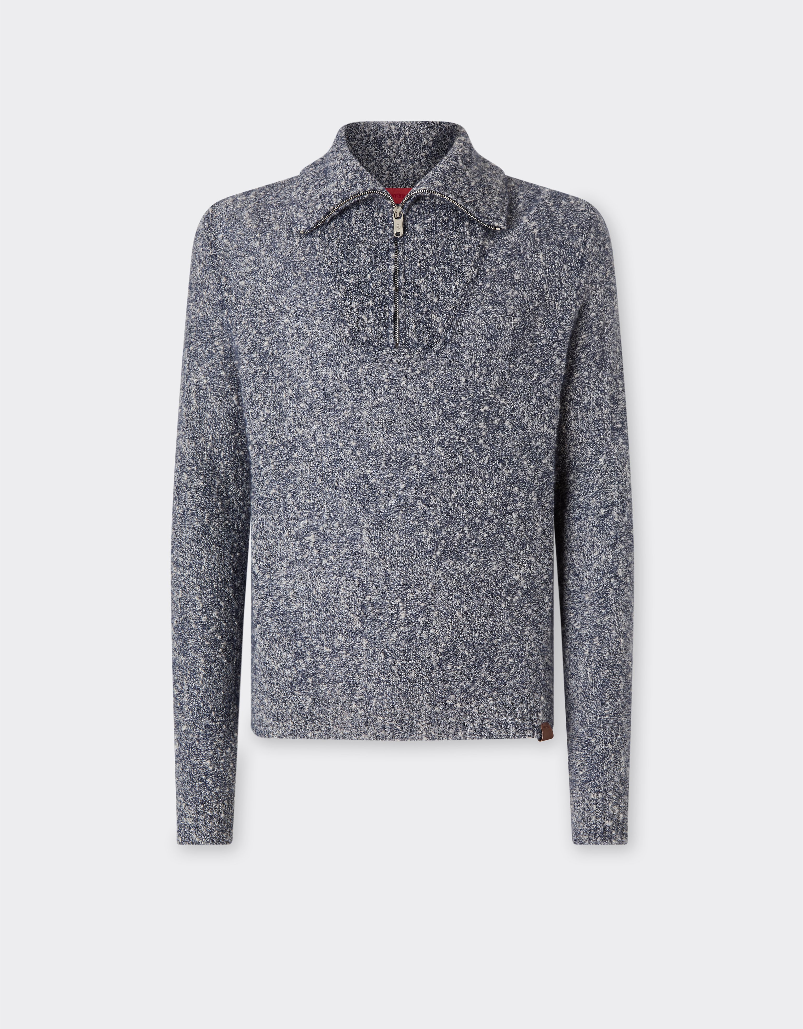 Ferrari Men's Ultramarine Cashmere And Silk Knit - Sweaters & Knitwear 46
