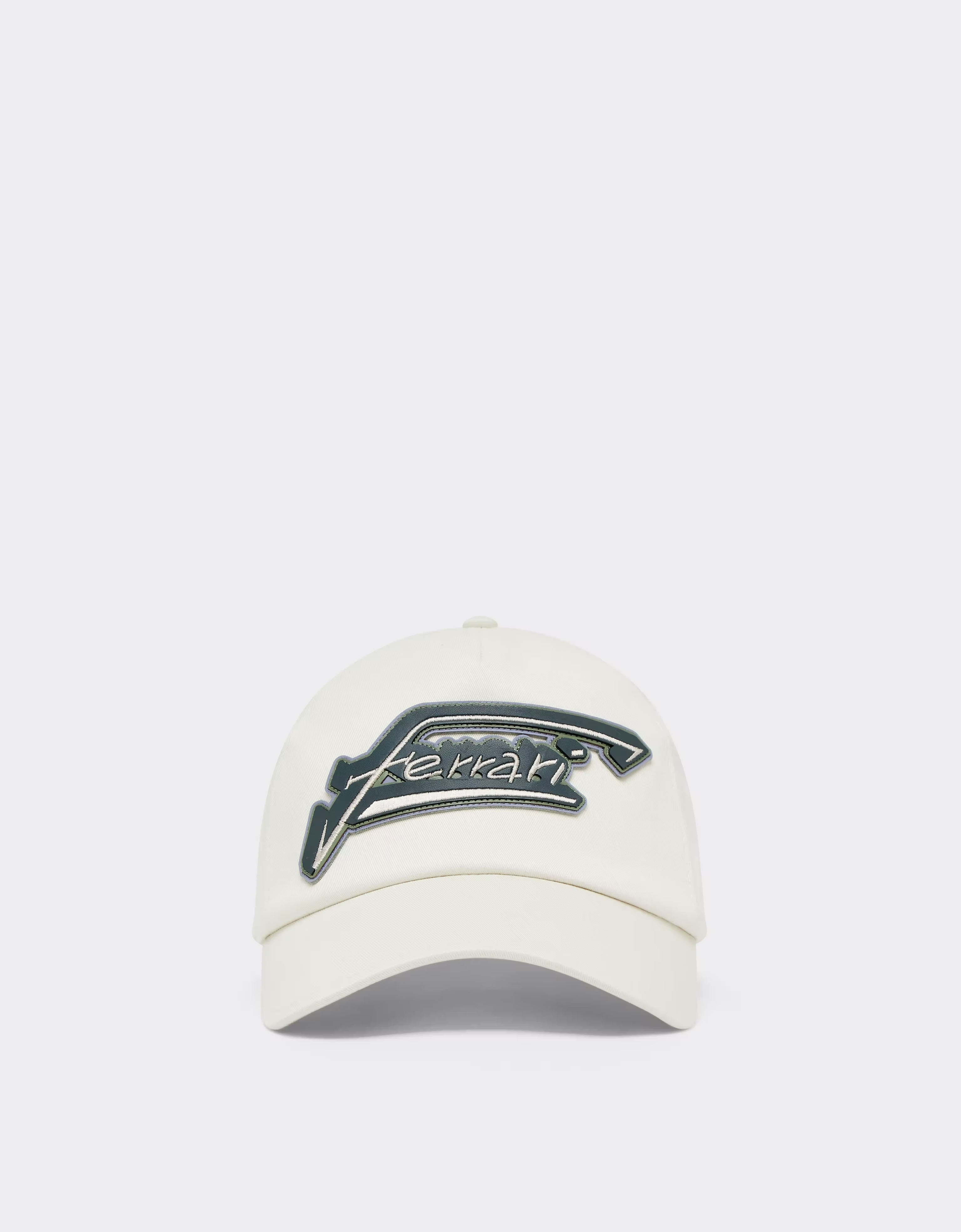 Ferrari Baseball Cap With  Logo In White