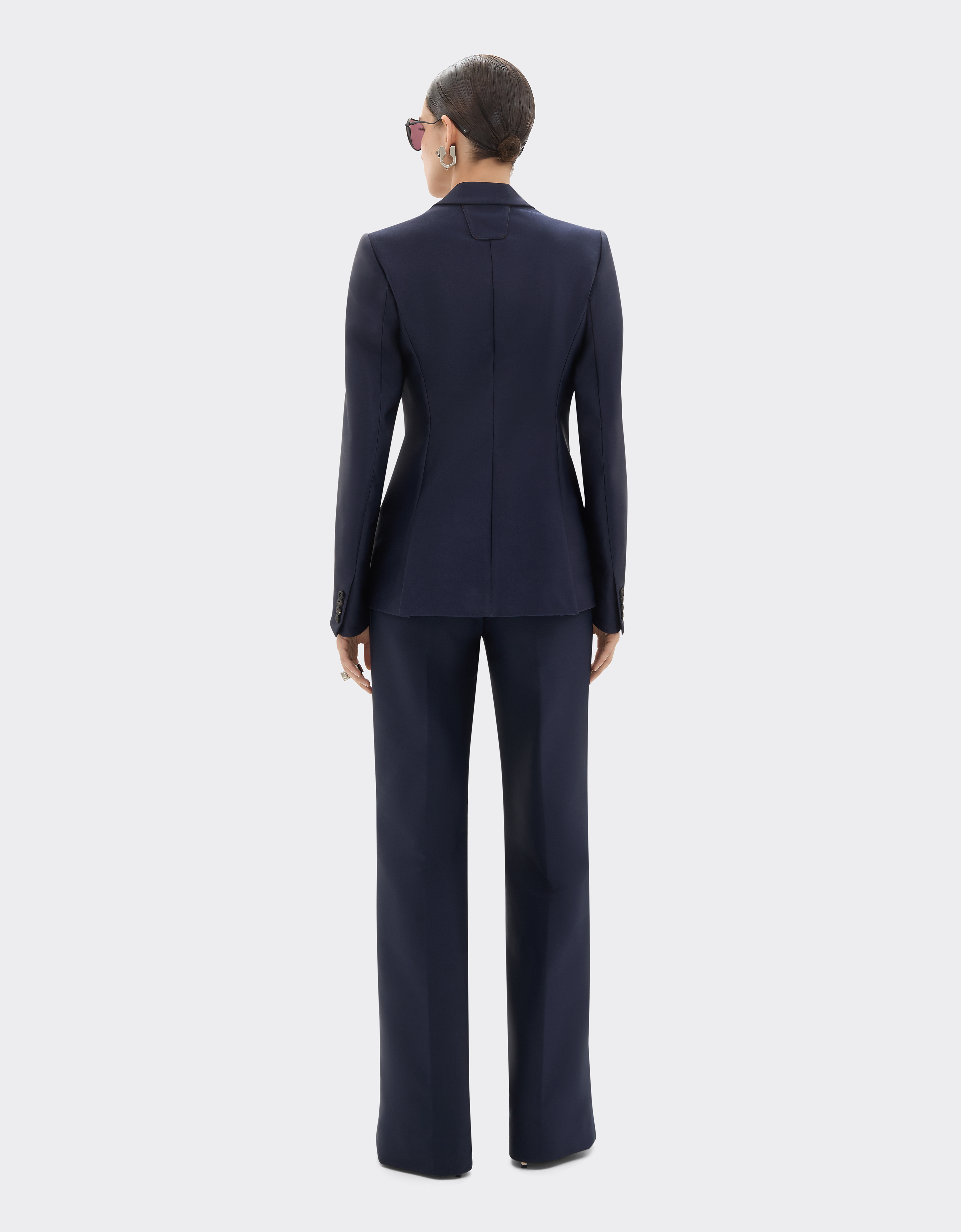 Ferrari Technical Gabardine Trousers In Blue