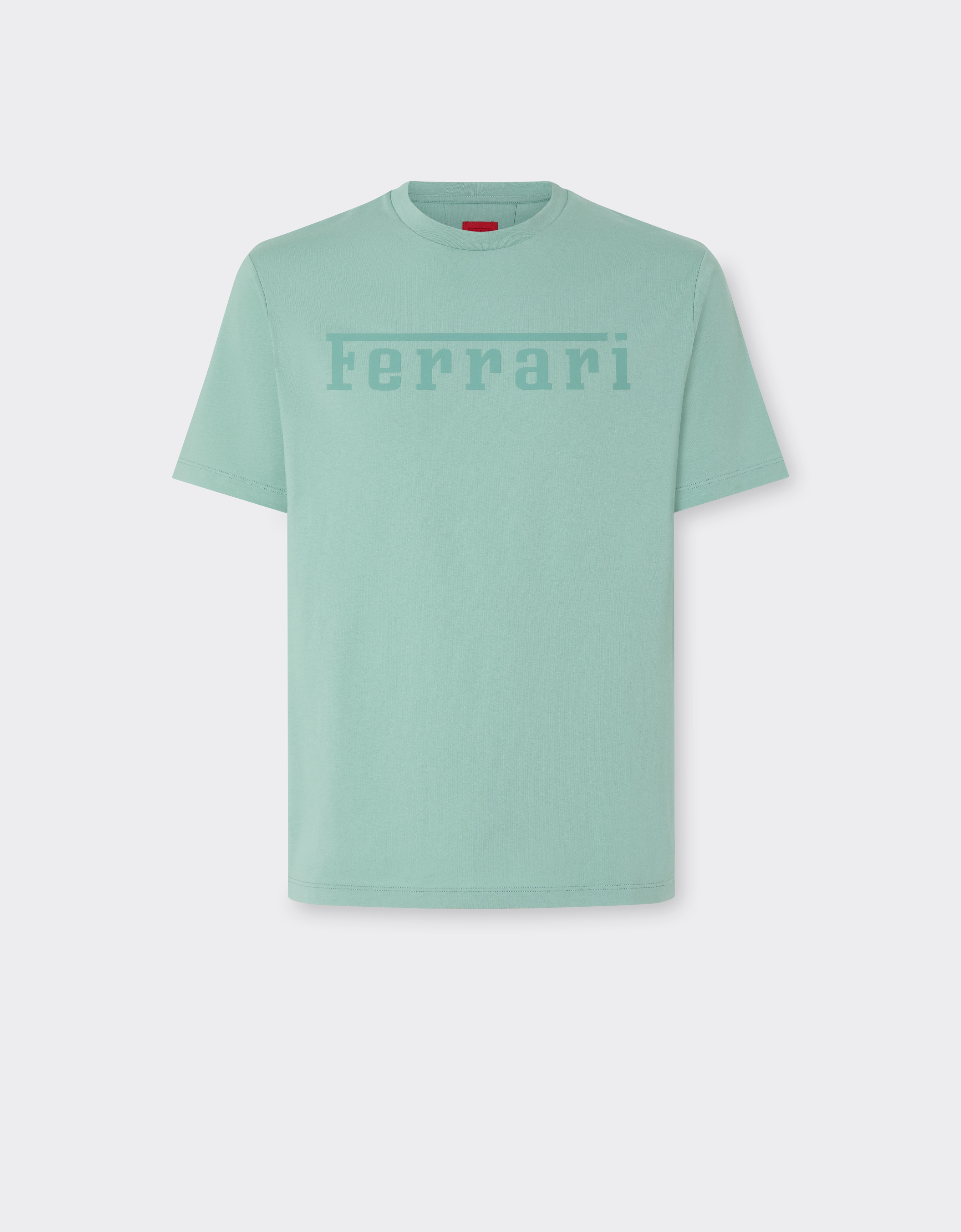 Ferrari Unisex Mahogany Cotton T-Shirt With Logo - T-Shirts 3XL