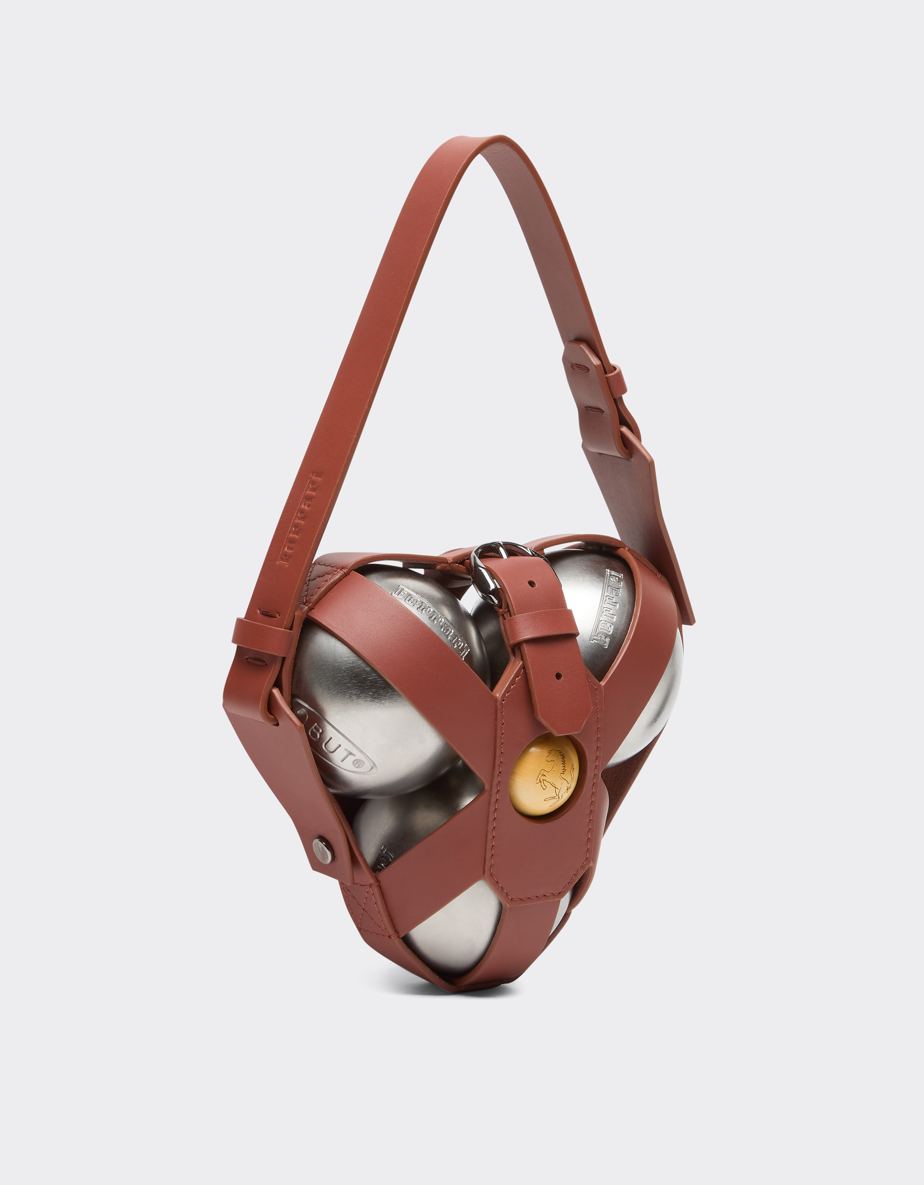  Ferrari Leather Pétanque Set -  Design Games Hide Os 