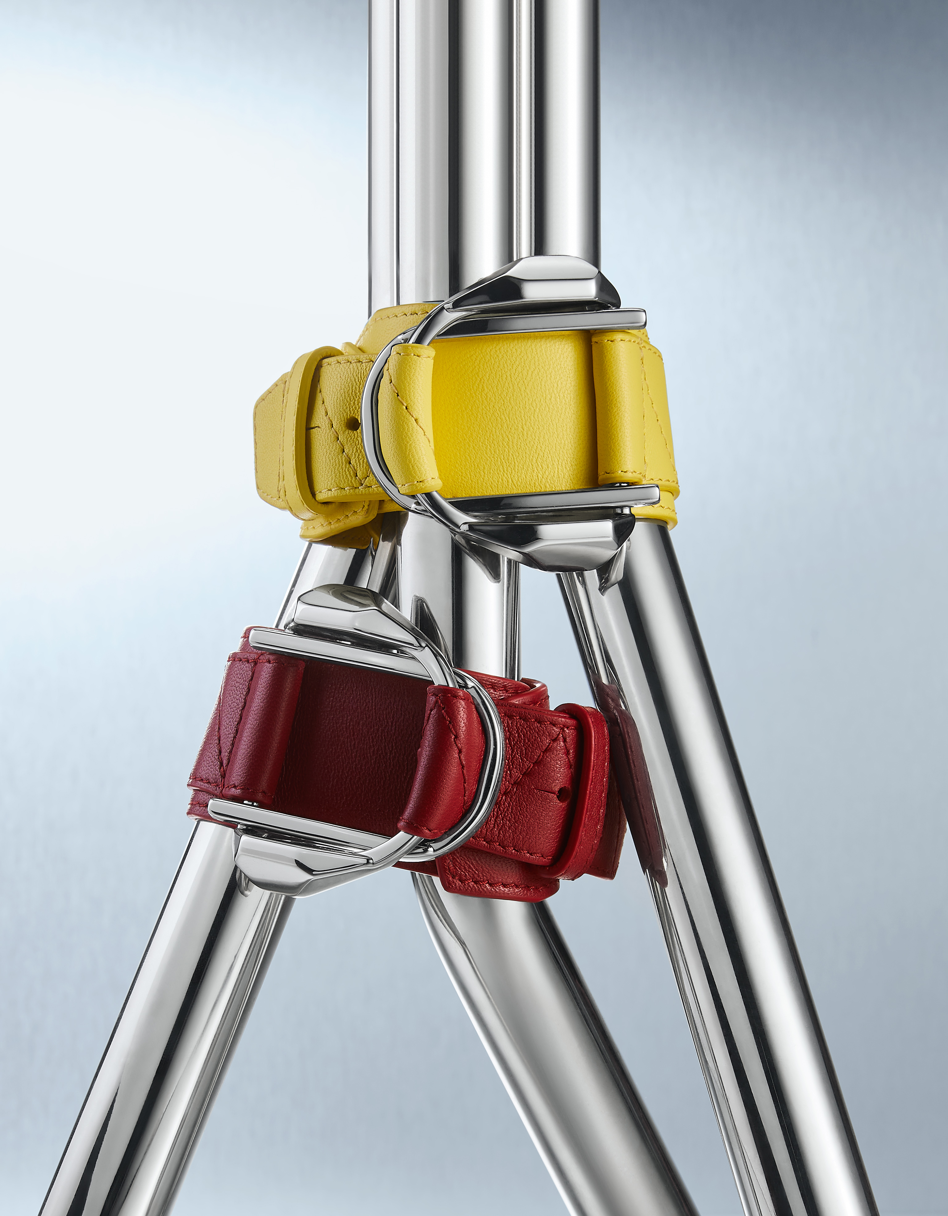 Ferrari Leather Bracelet With Buckle In Red