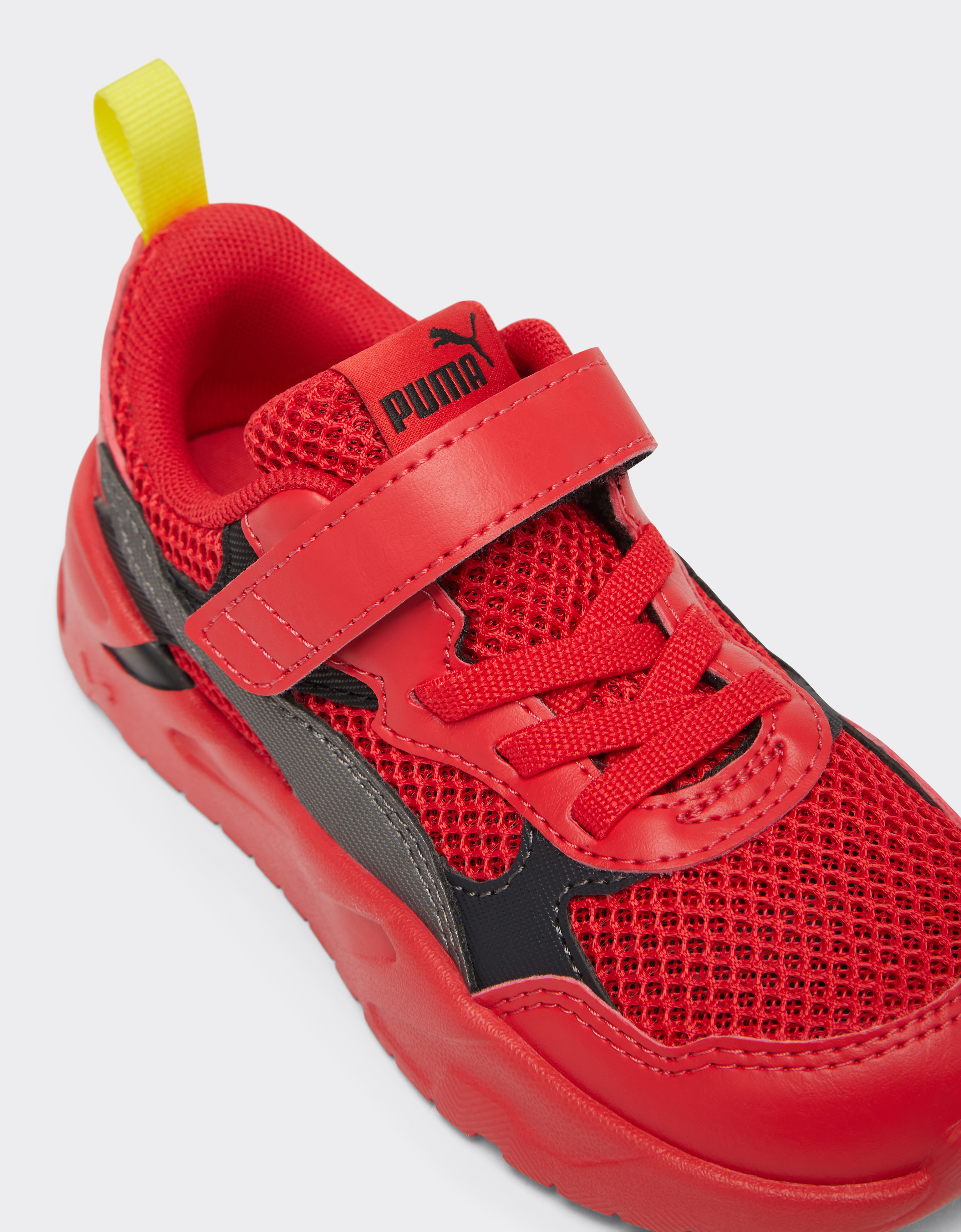Ferrari First Steps Puma For Scuderia  Trinity Shoes In Rosso Corsa