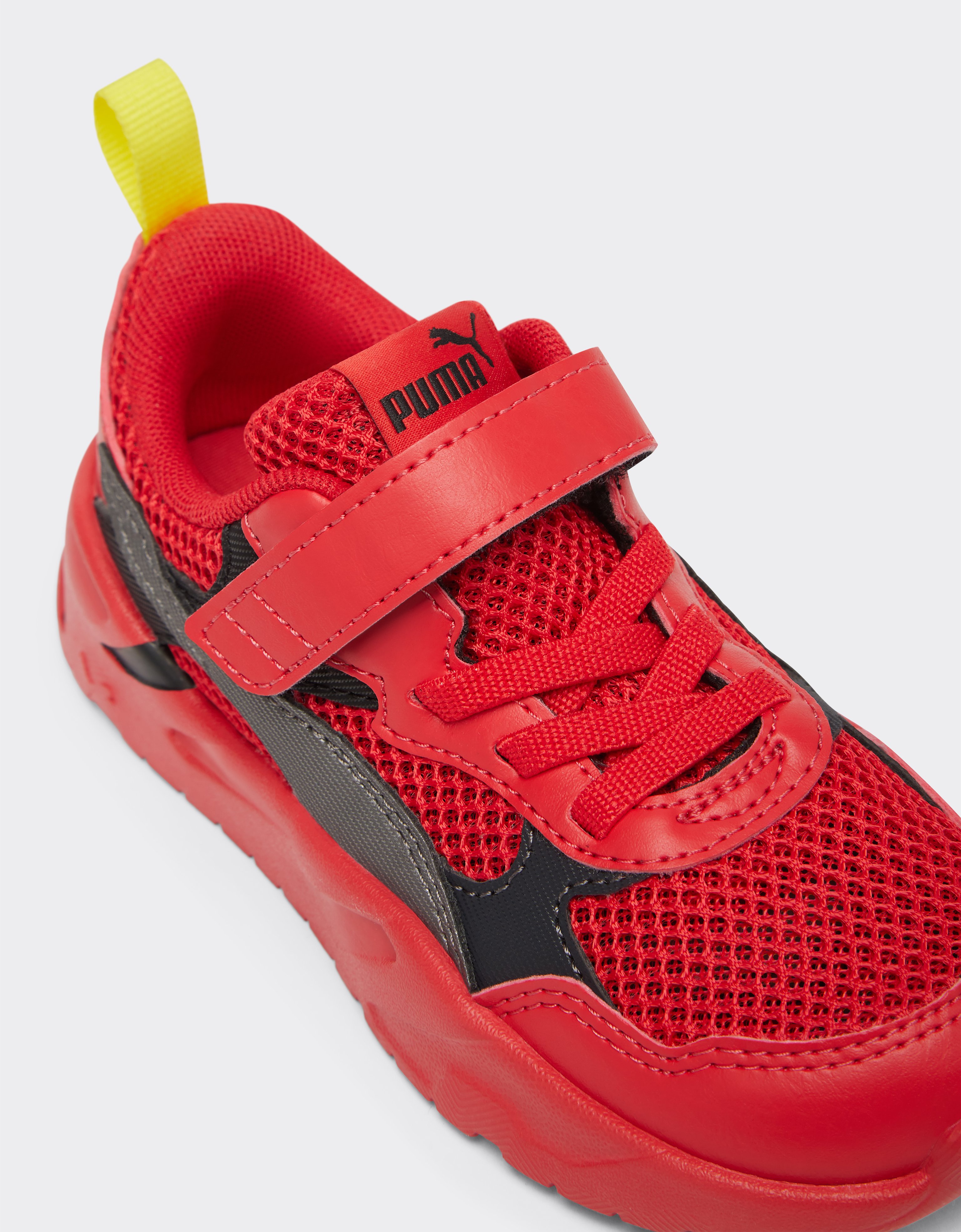 Ferrari First Steps Puma For Scuderia Trinity Shoes In Rosso Corsa