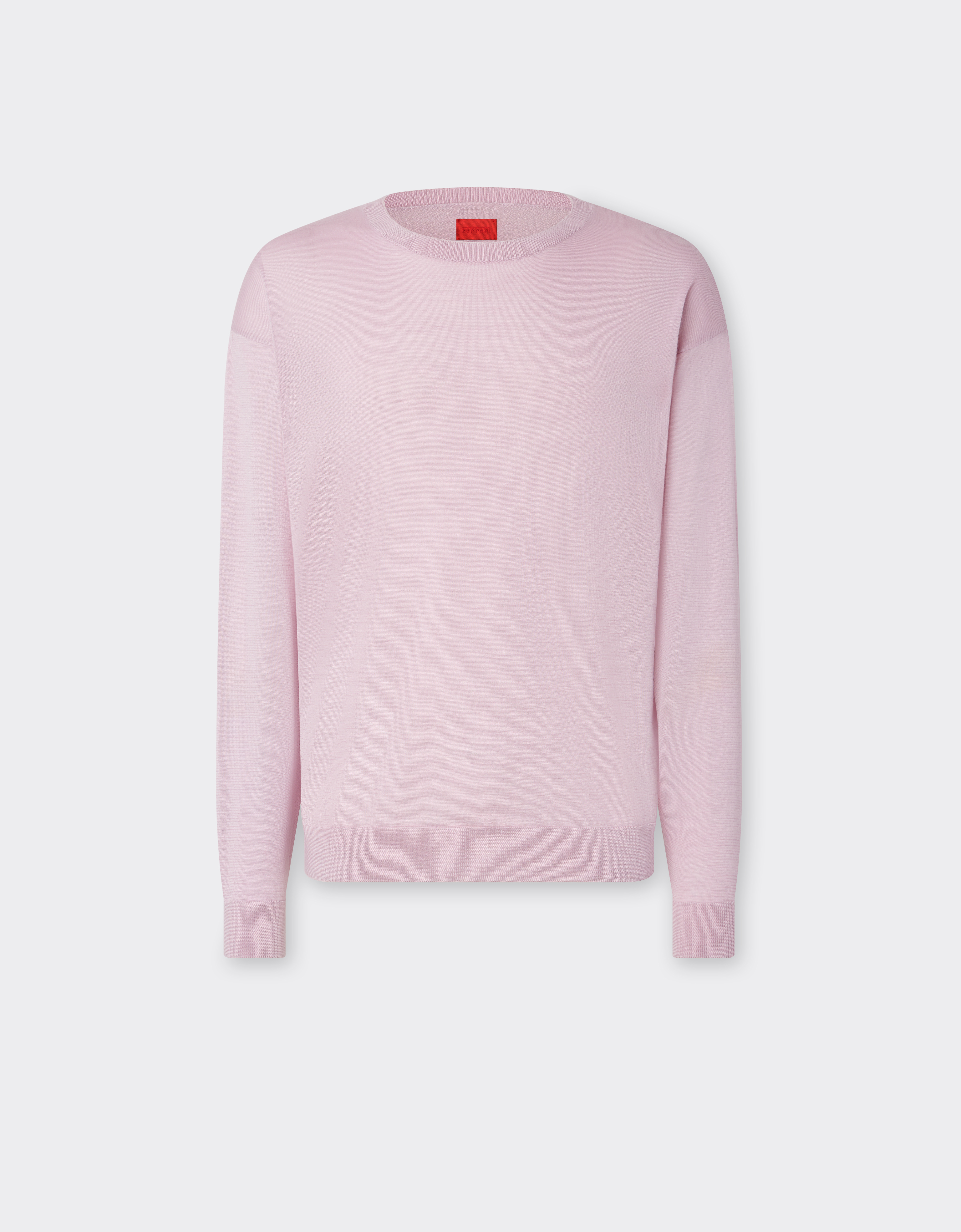 Ferrari Cashmere And Silk Jumper With Link Pattern