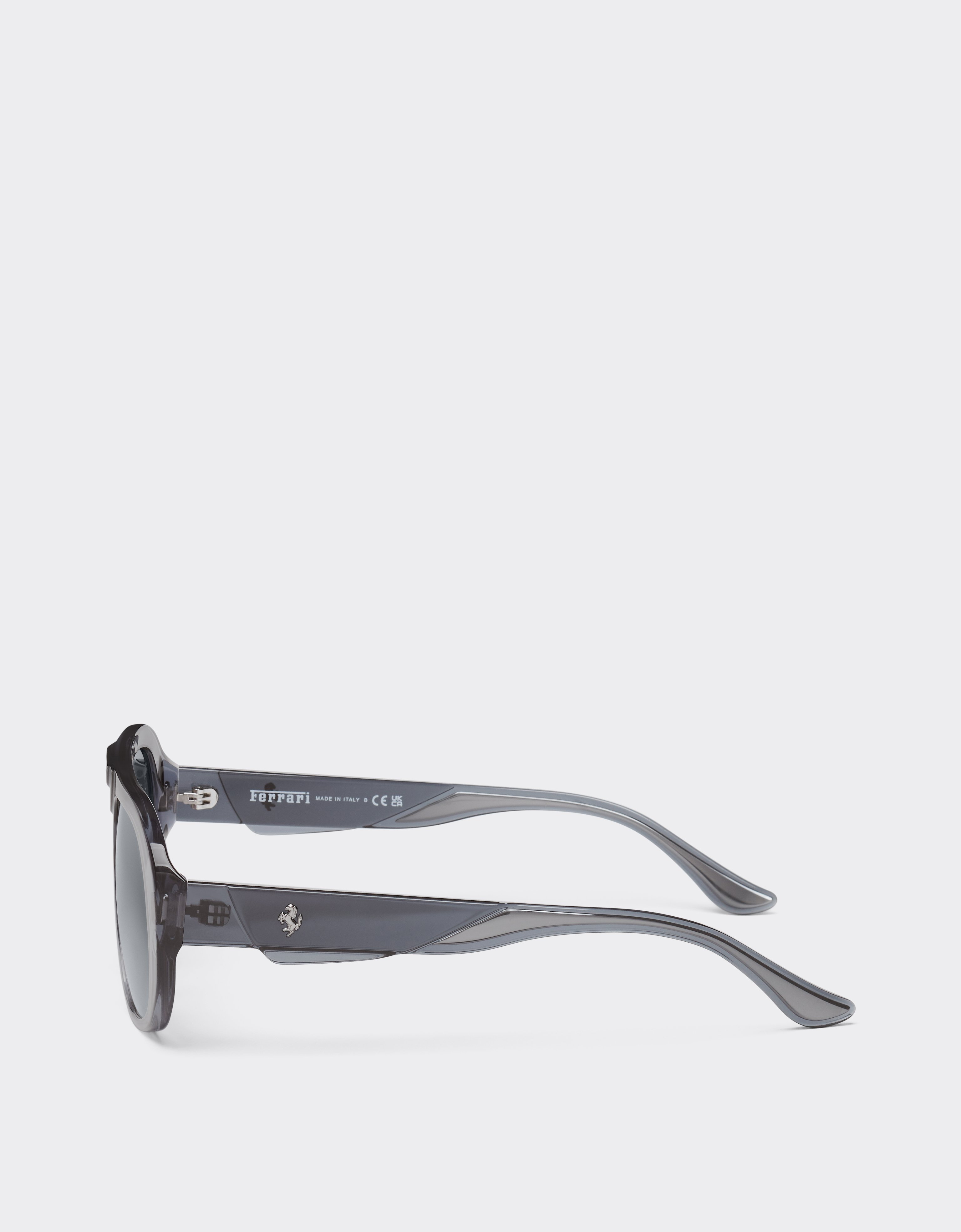 Ferrari Sunglasses In Ocean Colour Acetate With Light Blue Lenses In Blu Scozia