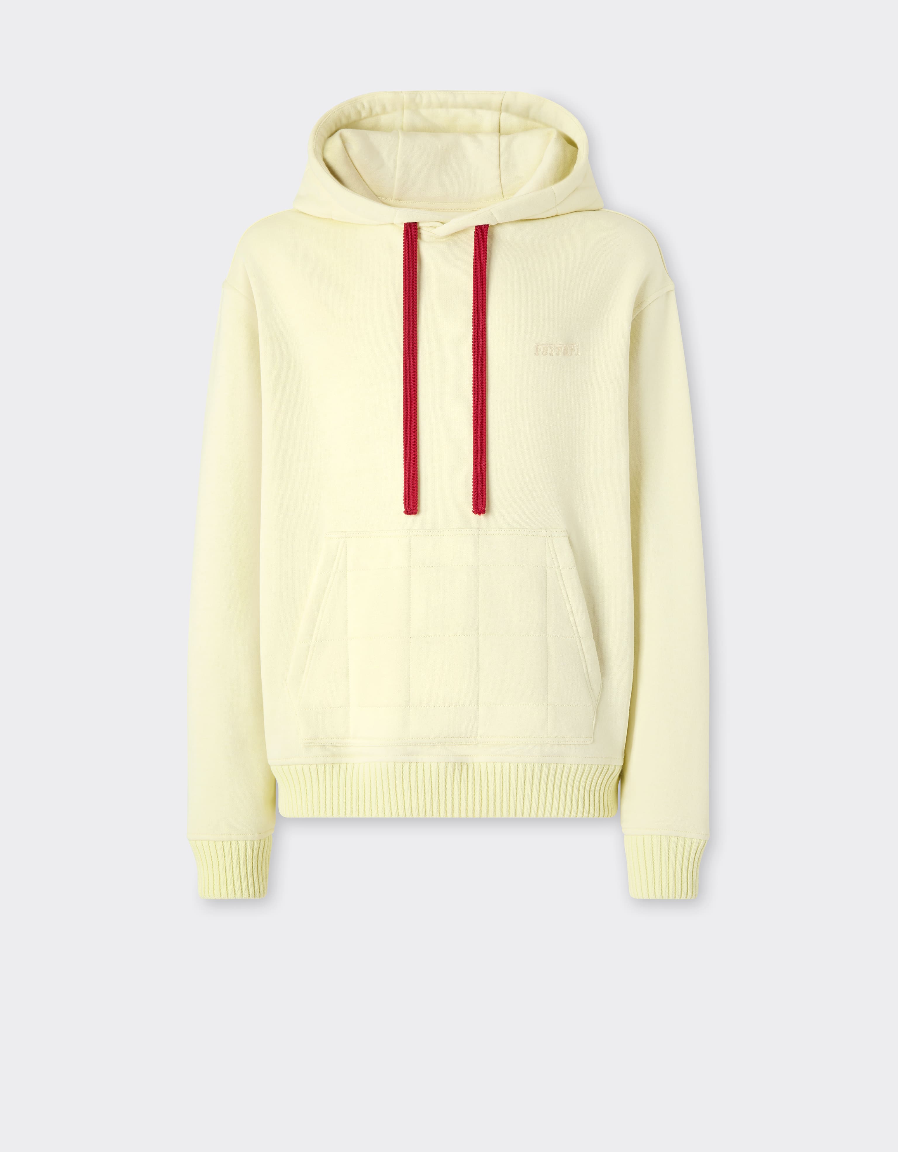 Ferrari Cotton And Cashmere Hoodie In Neutral