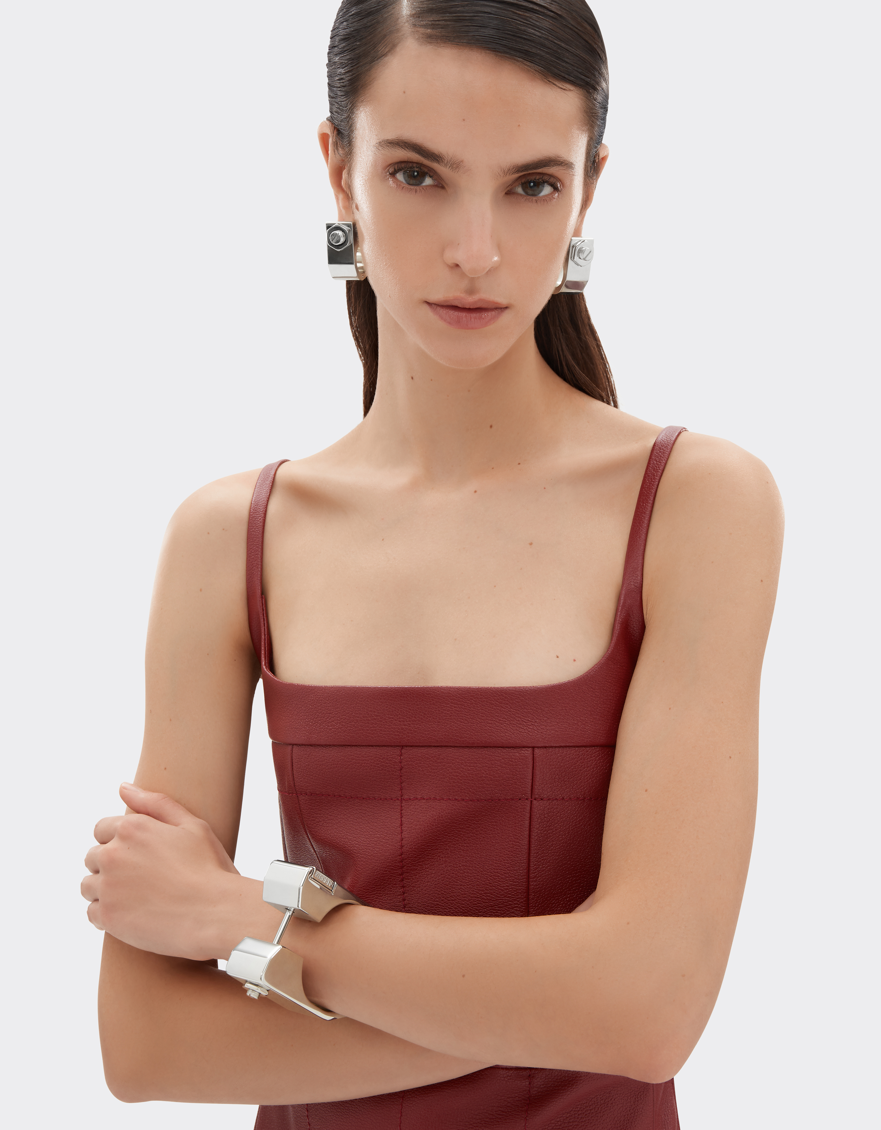  Ferrari Armband Aus Glänzendem Chrom - Female Armbänder Cromo Lucido Os 