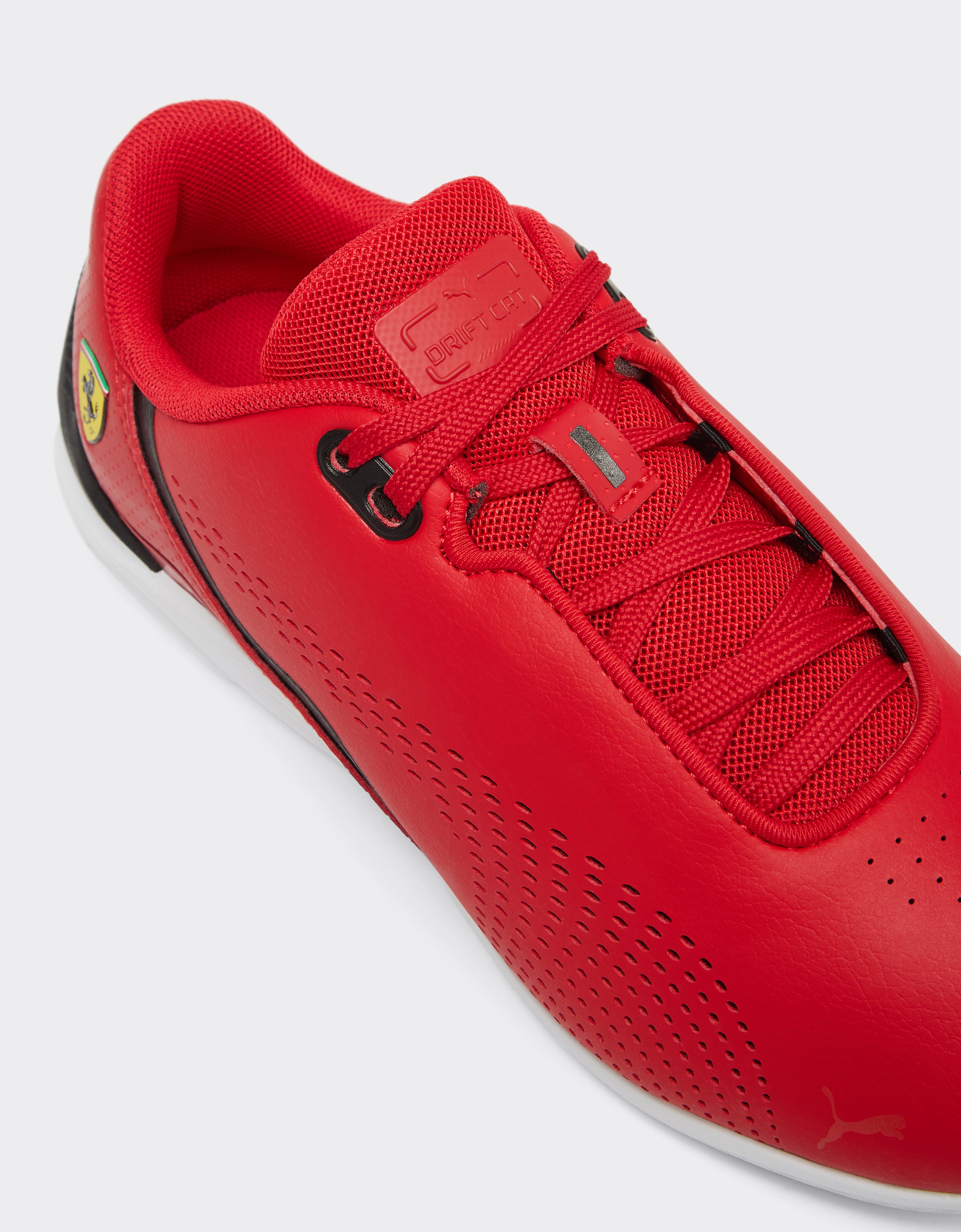 Ferrari Youth Puma For Scuderia Drift Cat Decima Shoes In Rosso Corsa