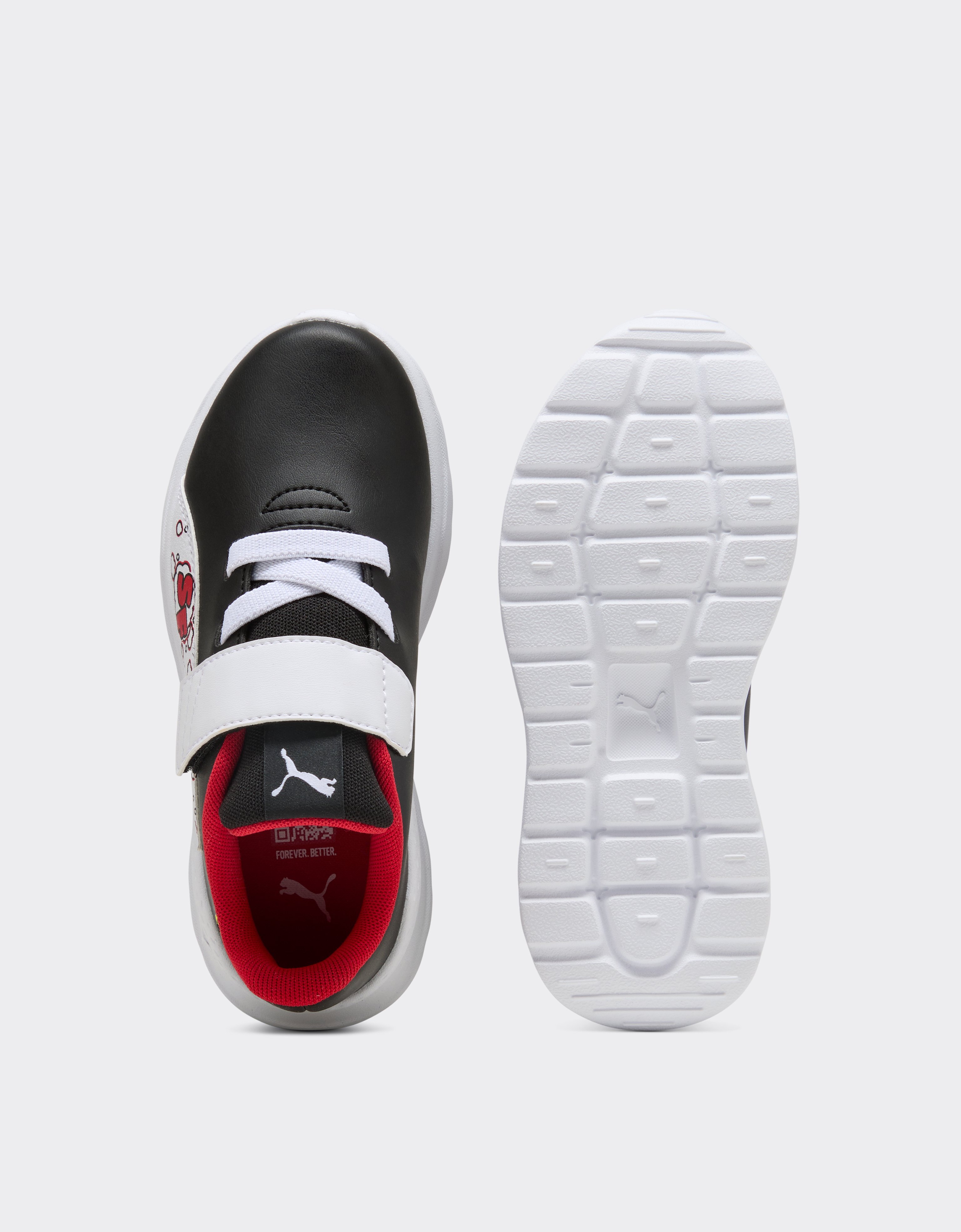 Ferrari Puma Shoes For Scuderia Anzarun Ls Ac+ Baby And Child In Black