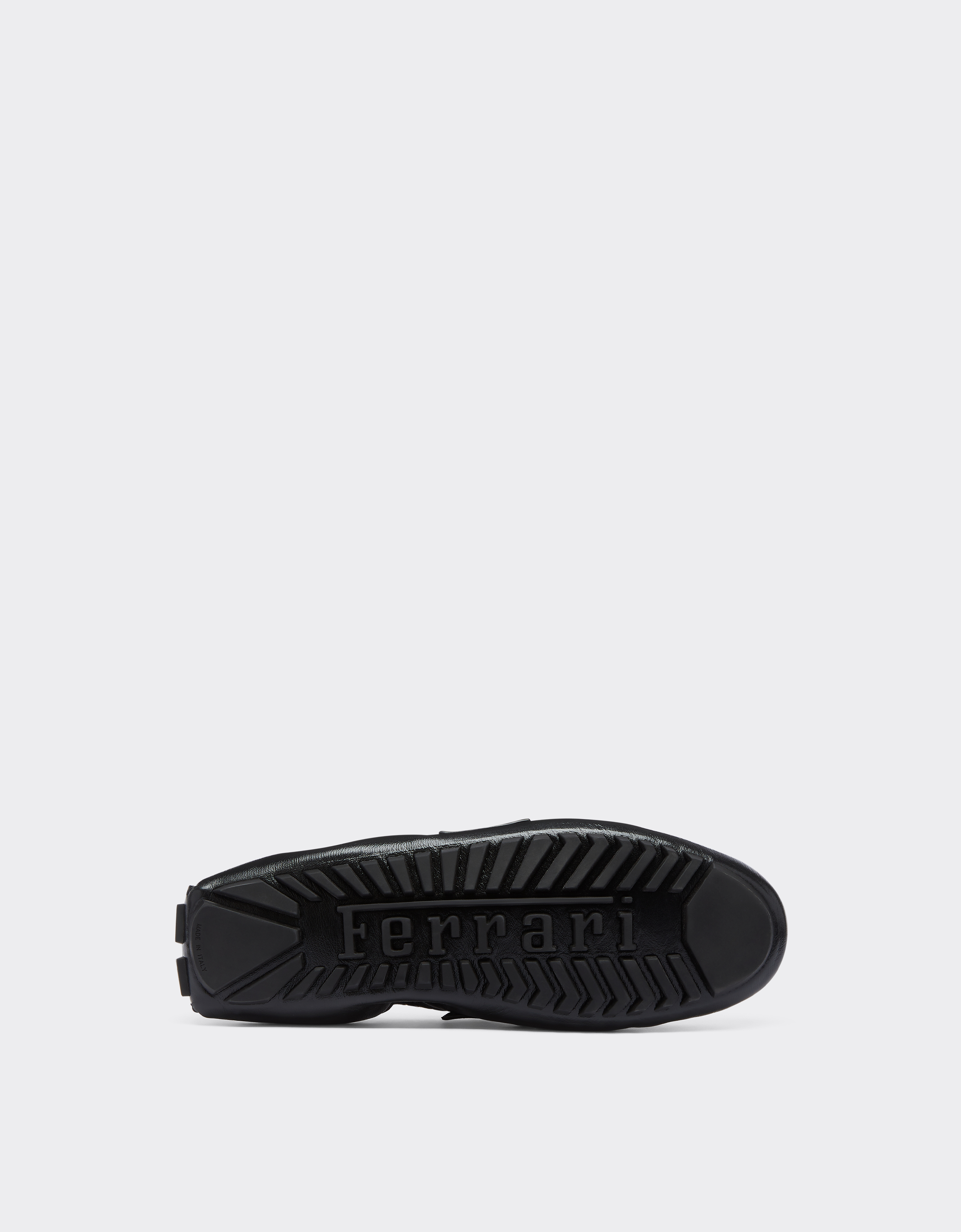 Ferrari Nappa Leather Driver Shoe In Black