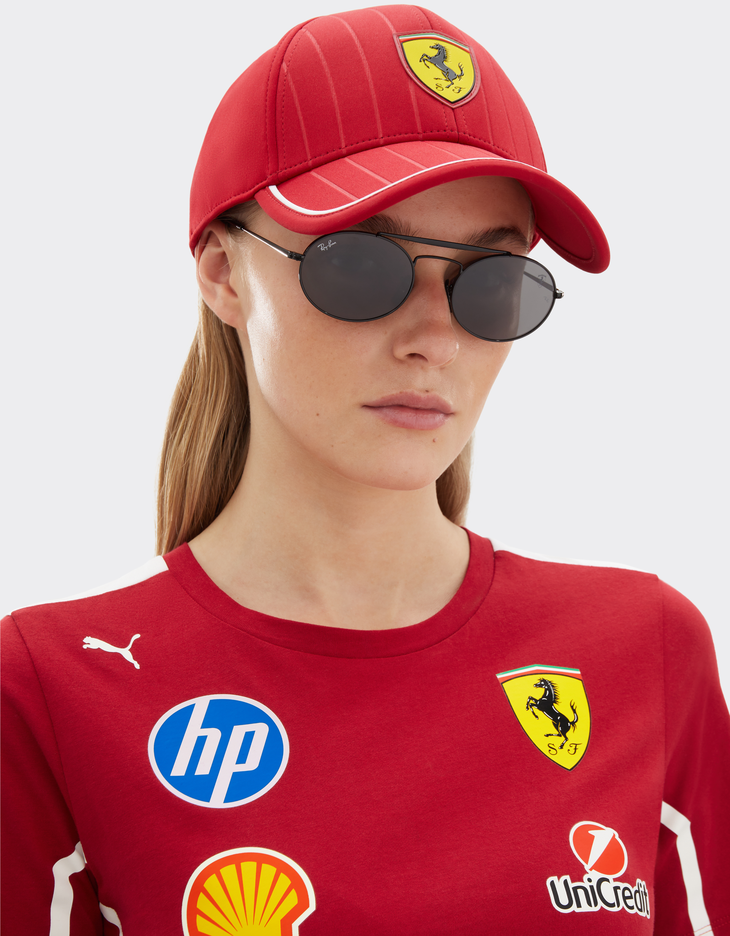  Ferrari Ray-ban For Scuderia Ferrari Rb3775m In Black Metal With Dark Grey Lenses -  Sunglasses Black Os 