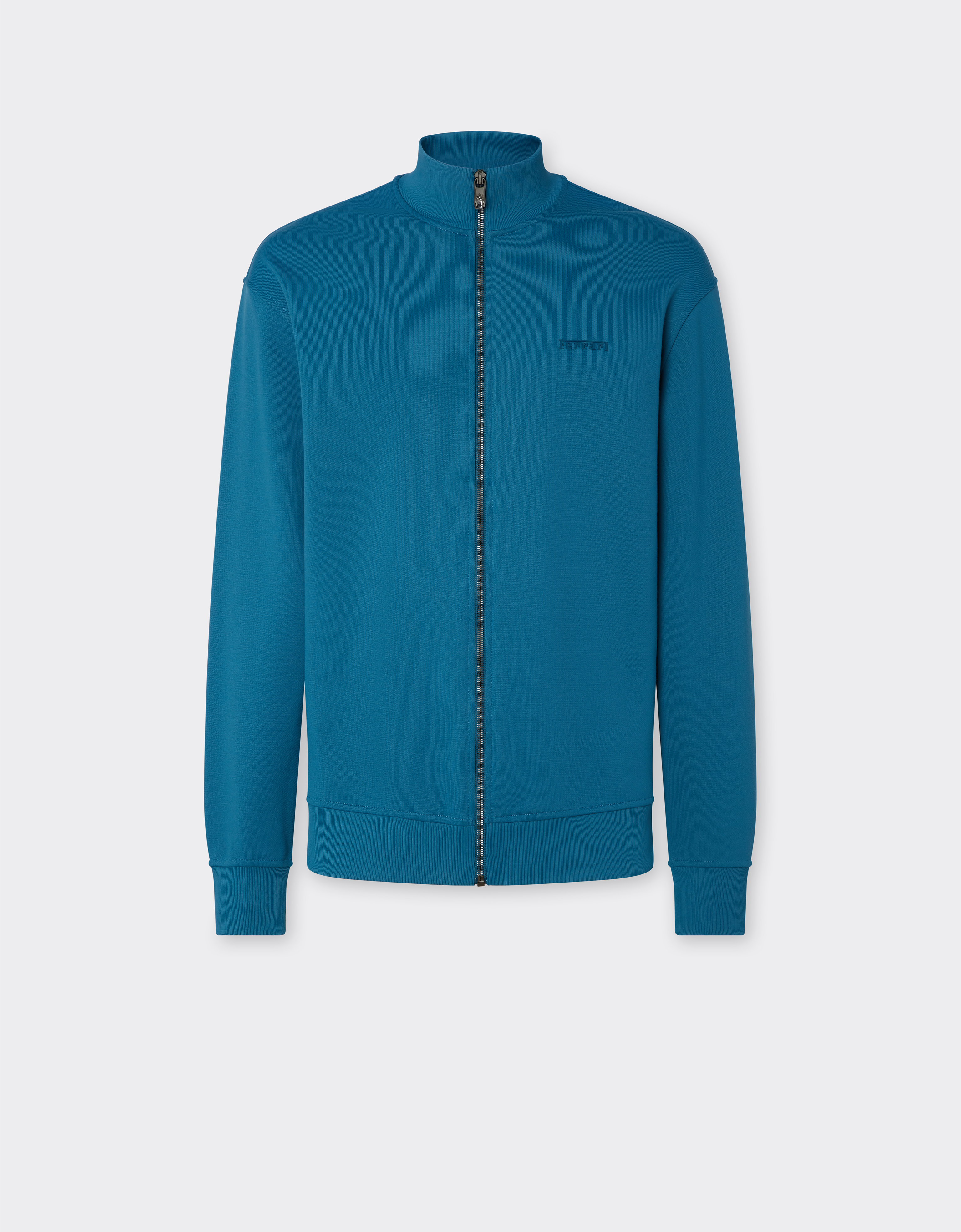 Ferrari Sweatshirt In Technical Fabric With  Logo