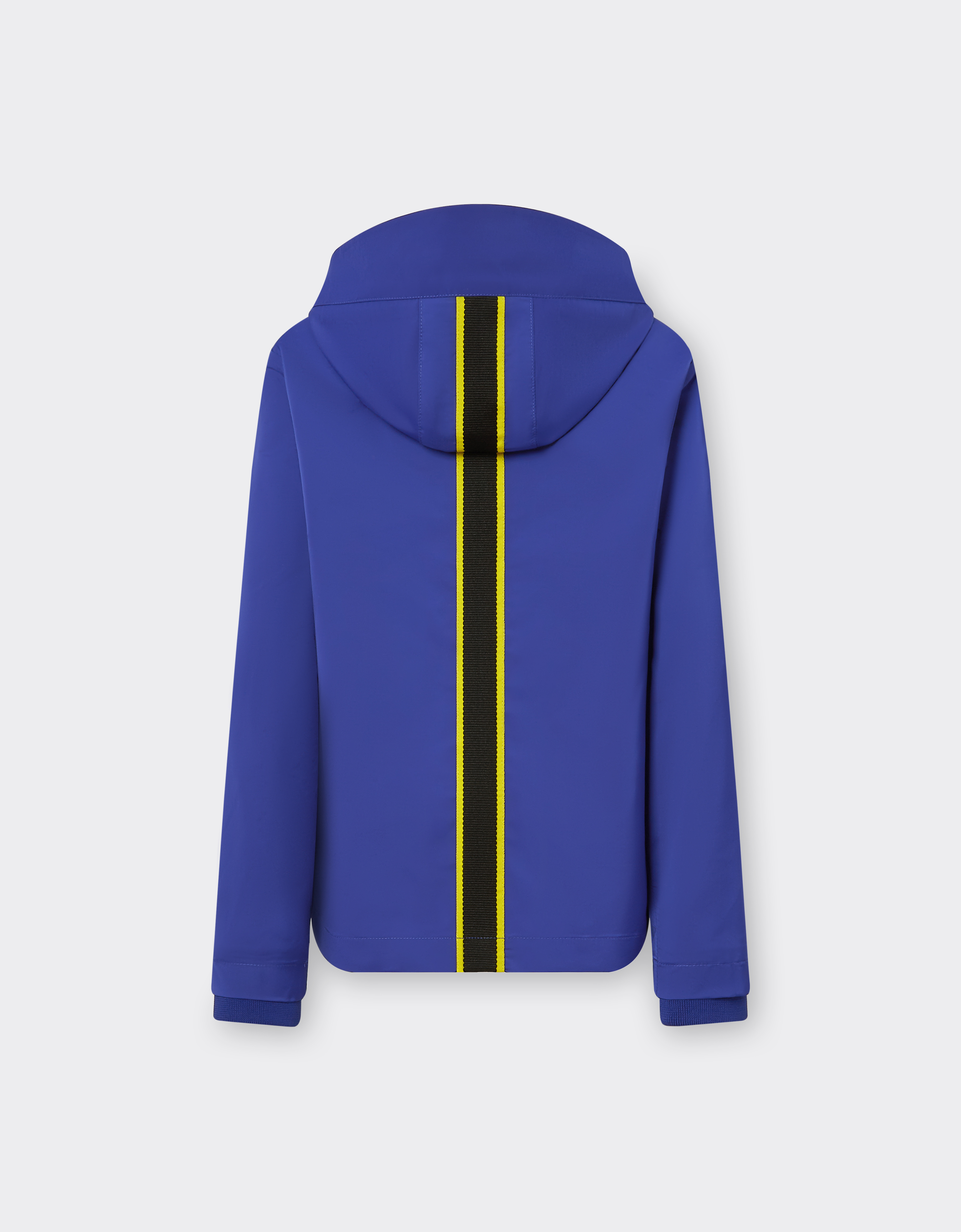  Ferrari Jacke Aus Technischem Gewebe Mit Kapuze Und Ferrari-wappen -  Jacken Und Sweatshirts Pastellblau 7y 