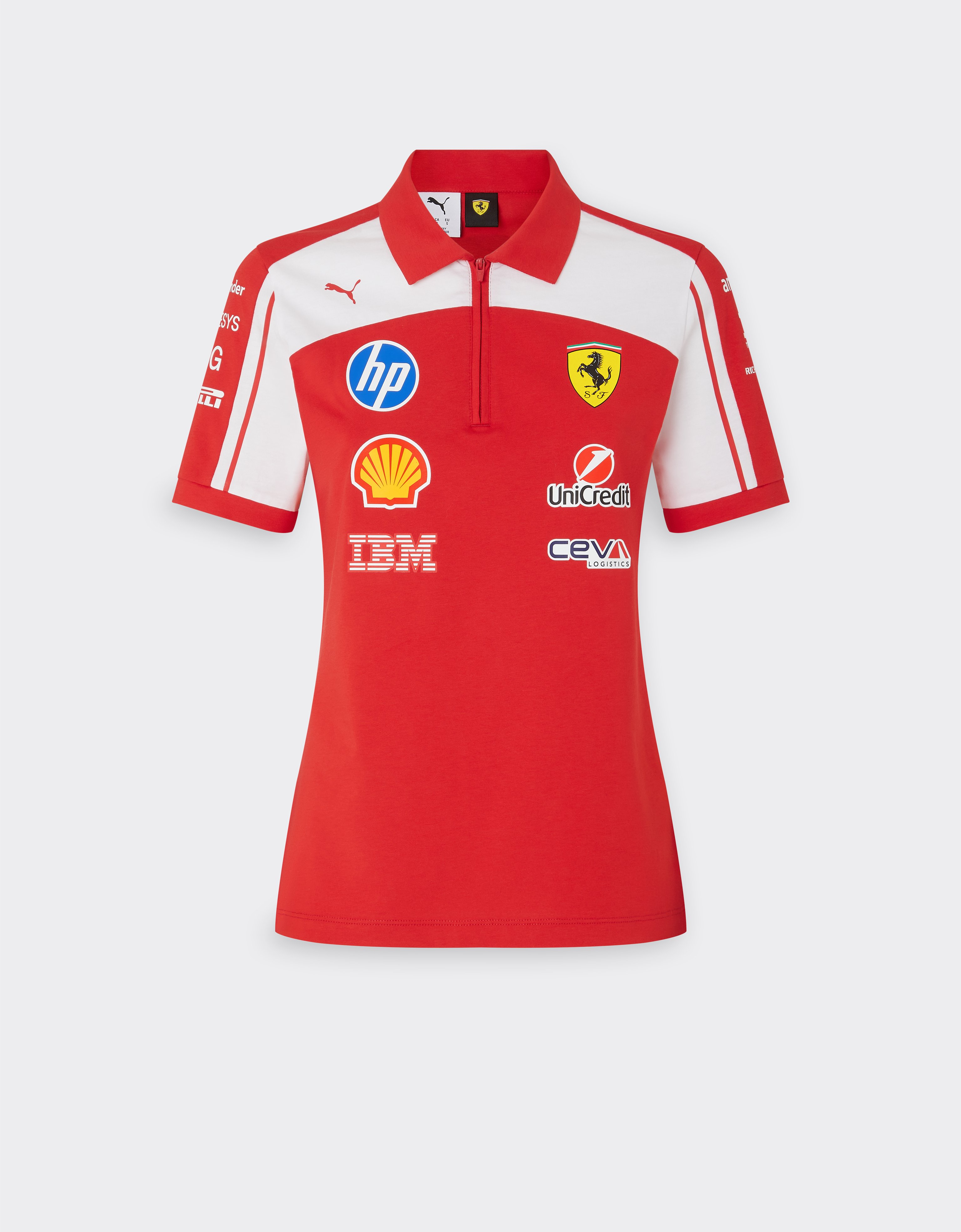 Ferrari 2026 Puma For Scuderia  Hp Replica Polo Shirt In Red