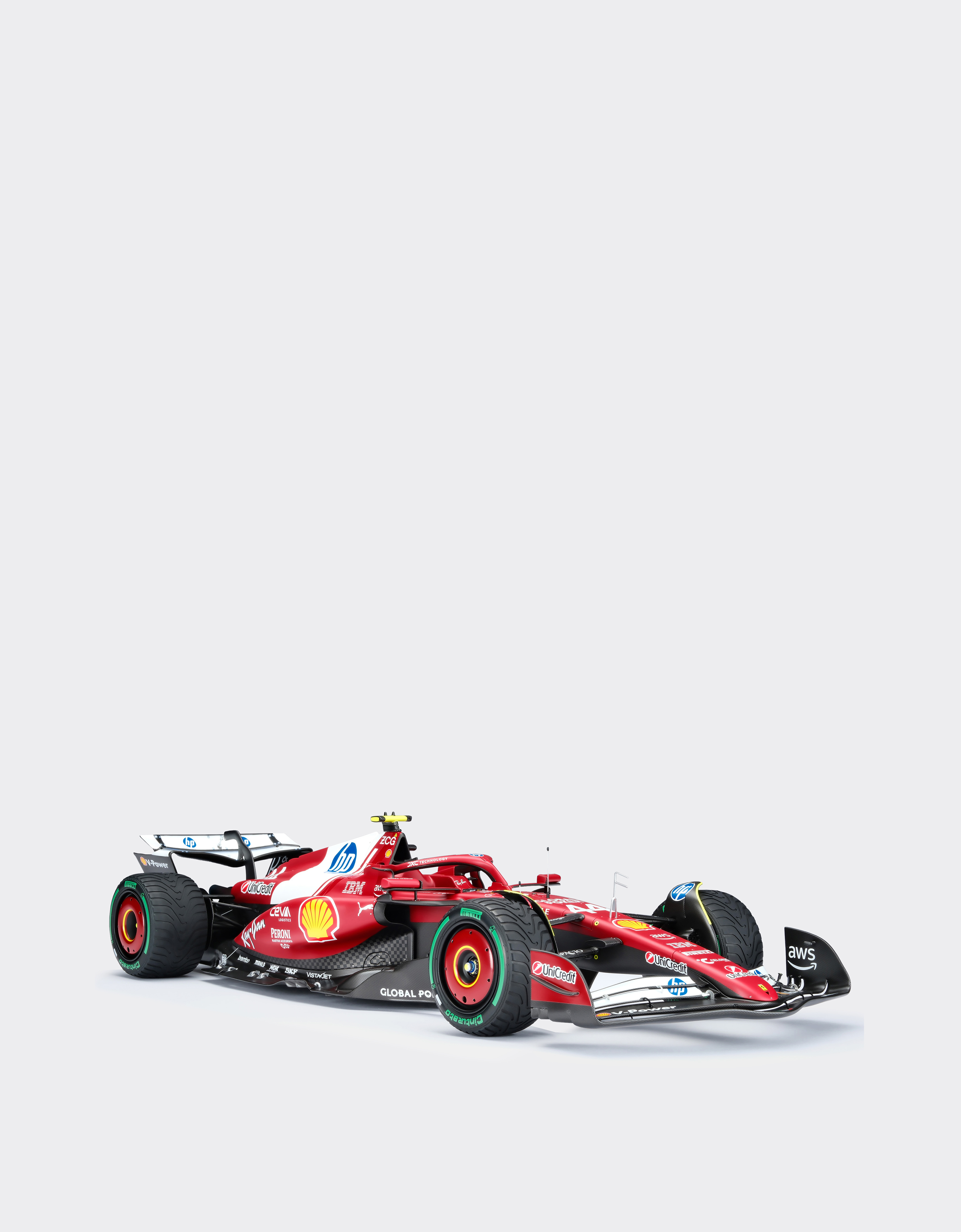 Ferrari Unisex Red Sf25 Lh 1:18 Scale Model - Cars Os