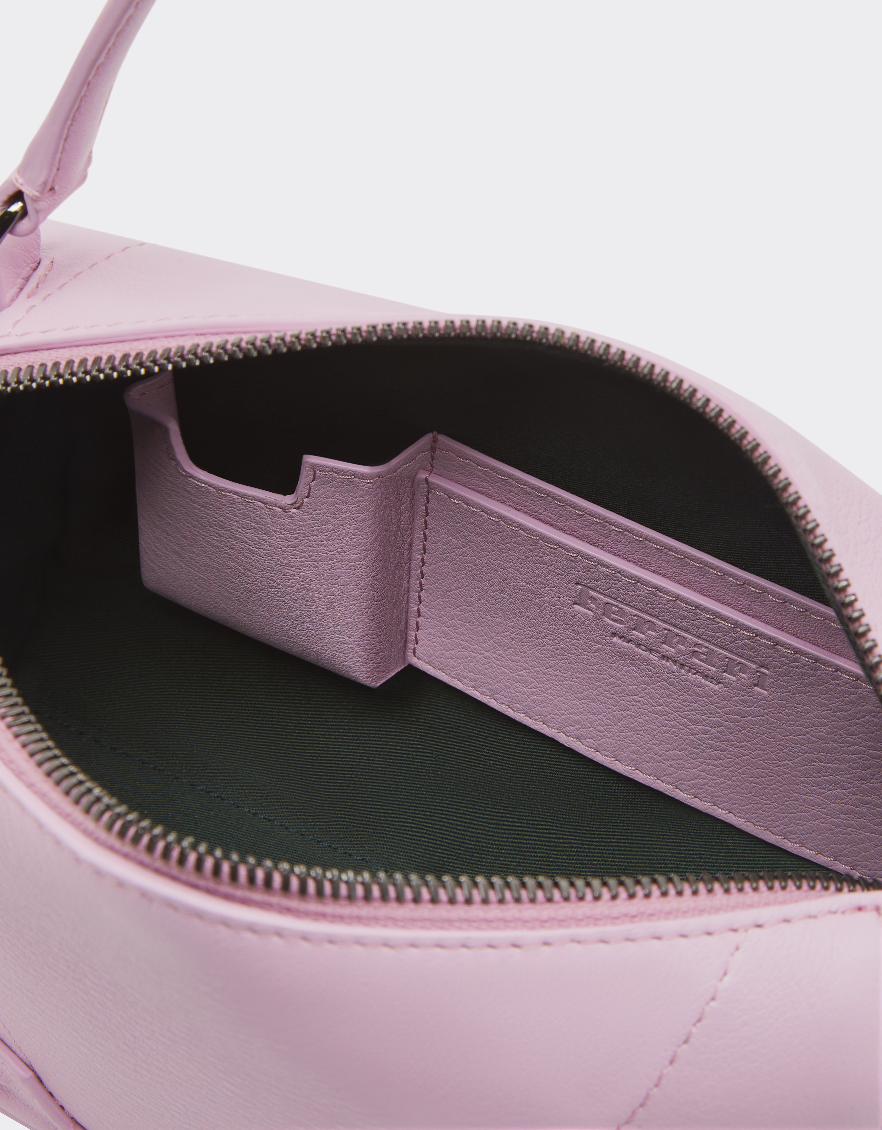 Ferrari Gt Soft Mini Leather Bag In Purple