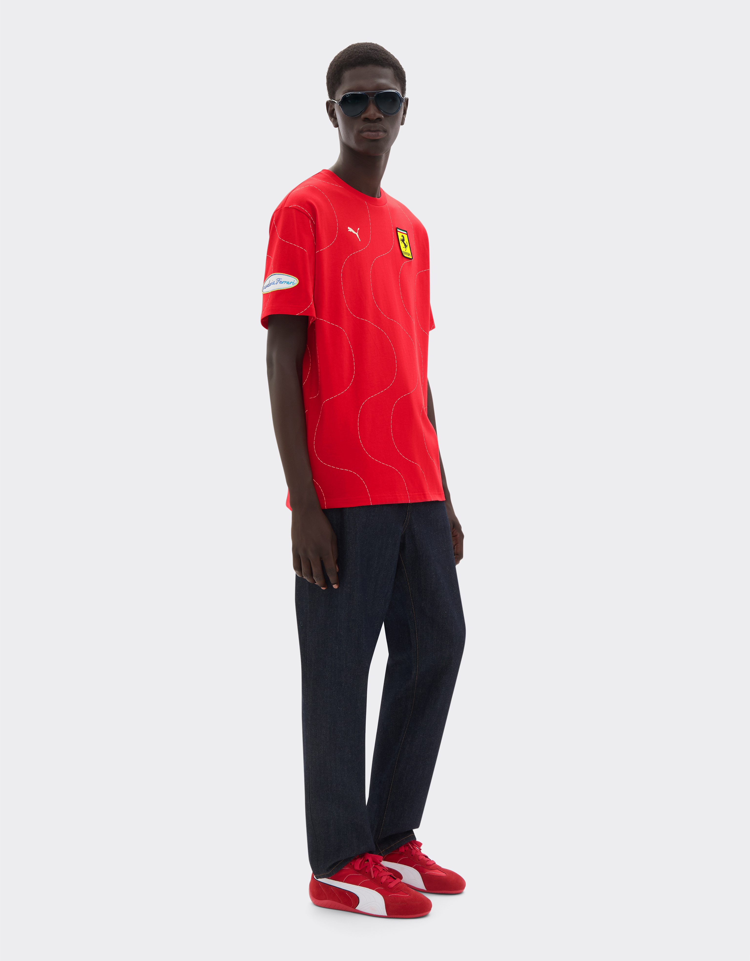Ferrari Puma For Scuderia  Hp 2025 Monza Limited Edition T-shirt In Red
