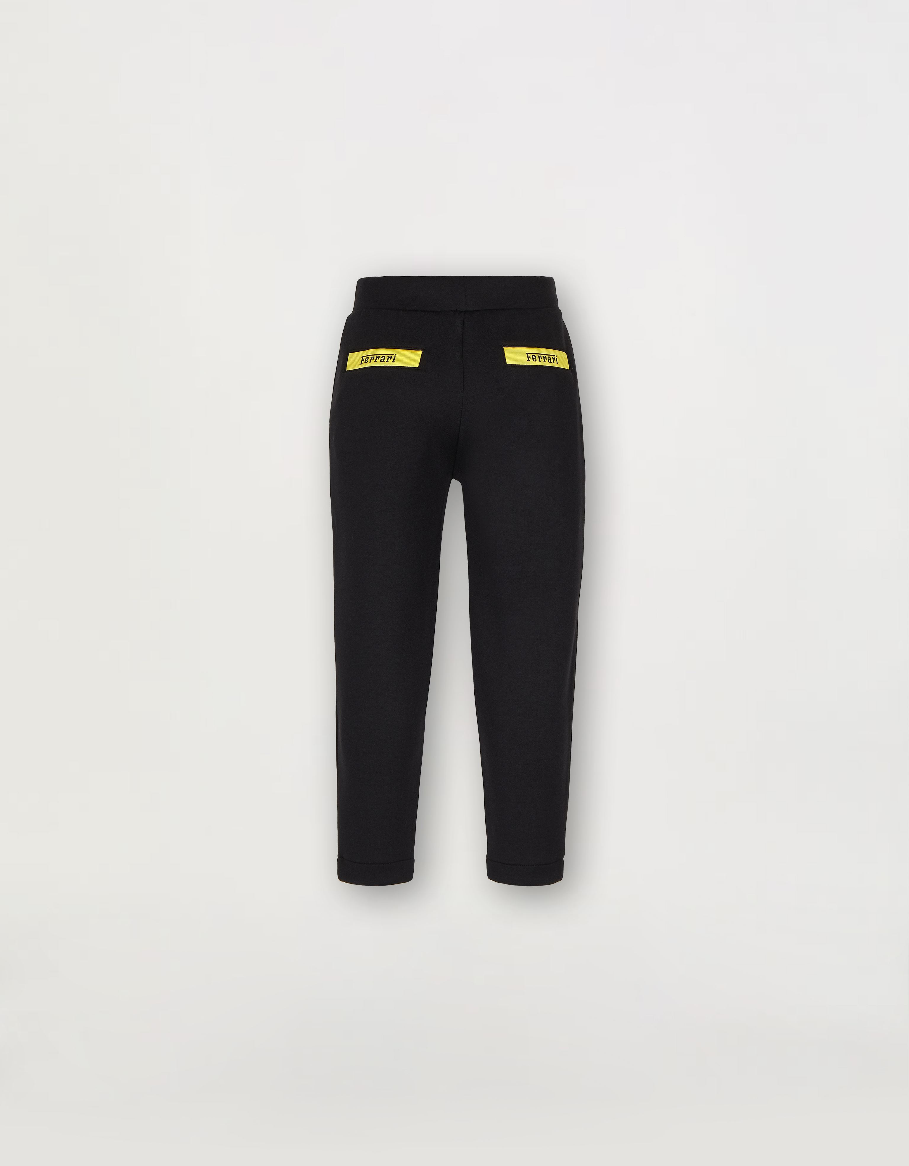 Ferrari Children's Joggers With  Logo Tape In Black